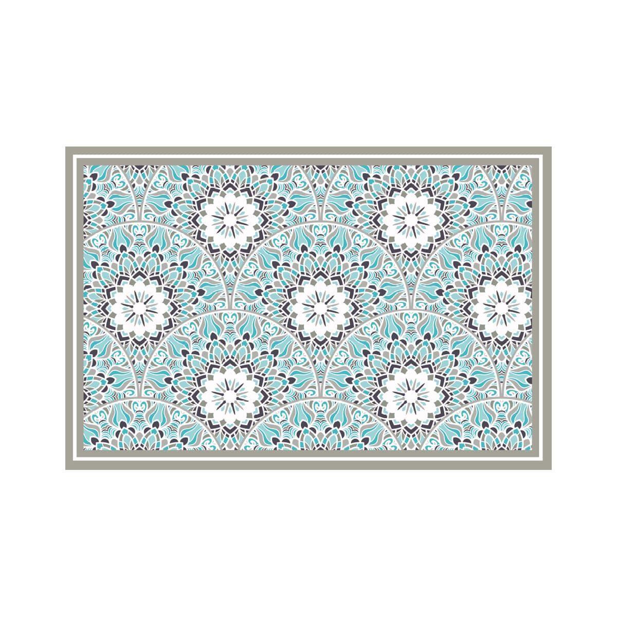 Alfombra Vinílica  Mandala Tradicional 140x180 cm-4