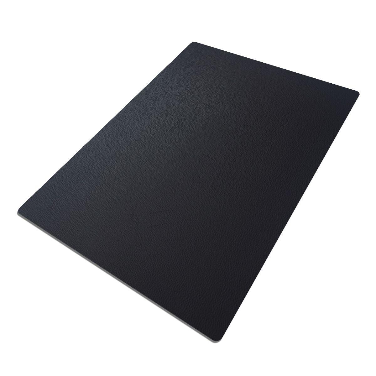 Set 4 Individuales De Mesa Ecocuero Warrior Negro-3