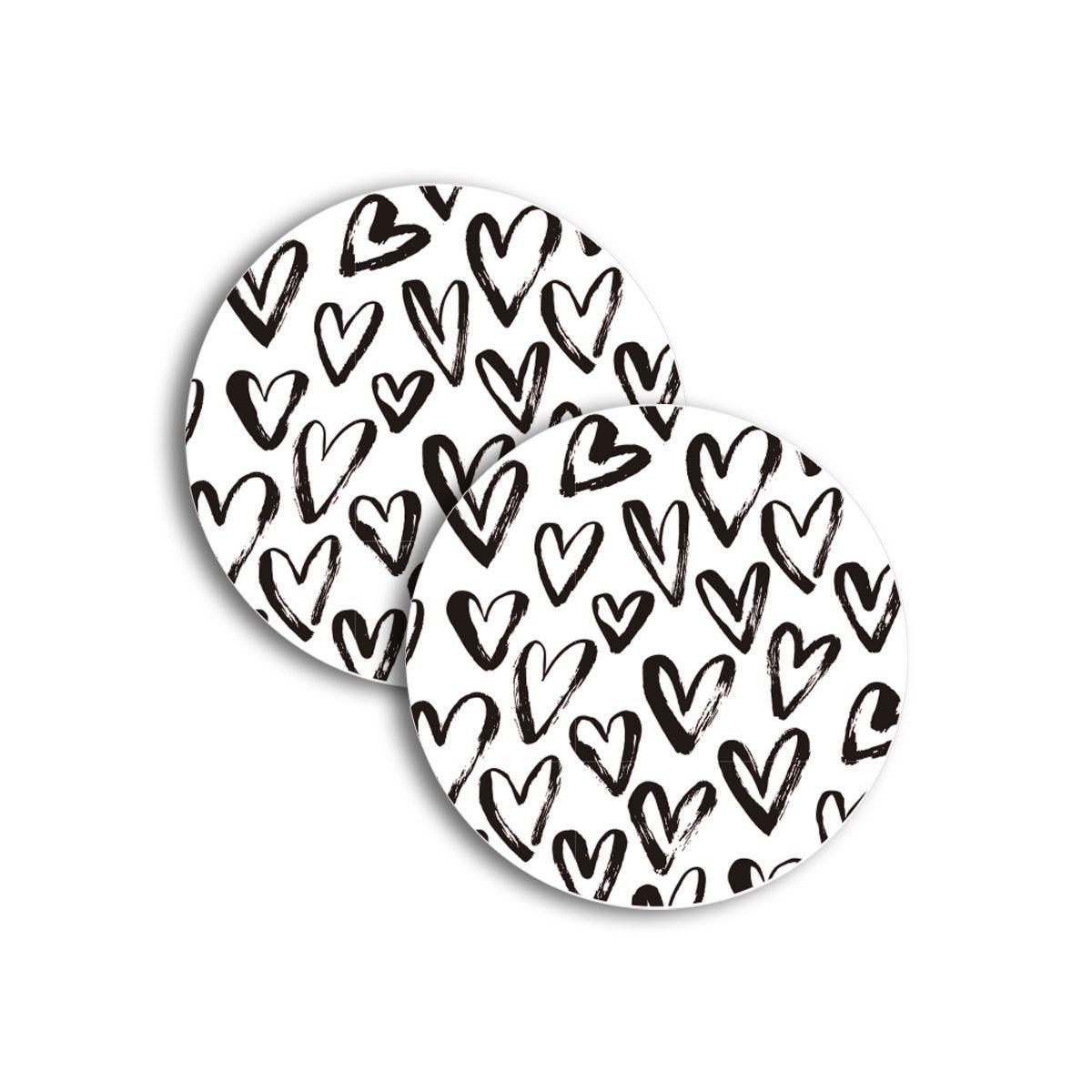 Set 6 Individuales Love Pop Art Redondo-1