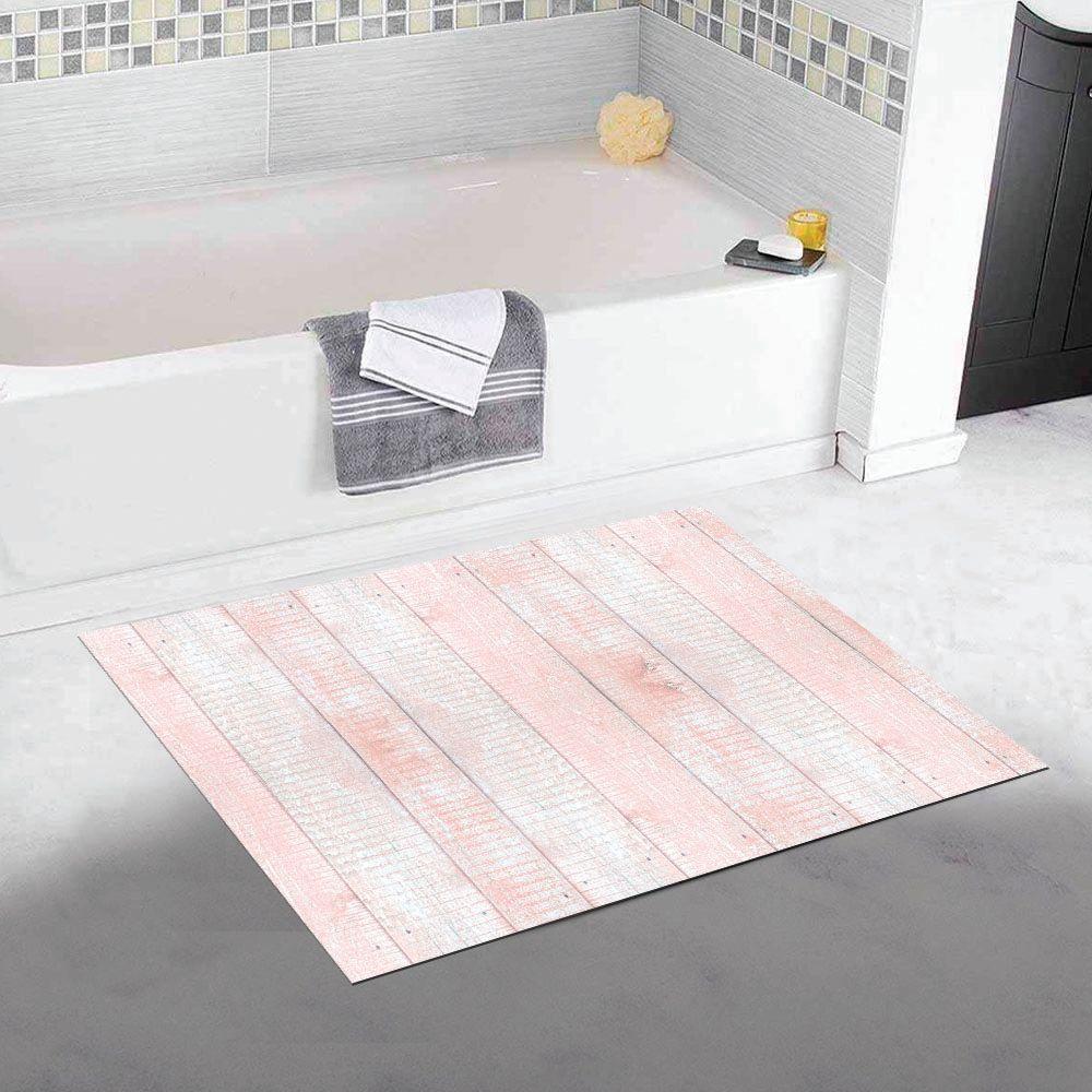 Alfombra Vinílica  Madera Vintage Palo Rosa 70x100 cm-2