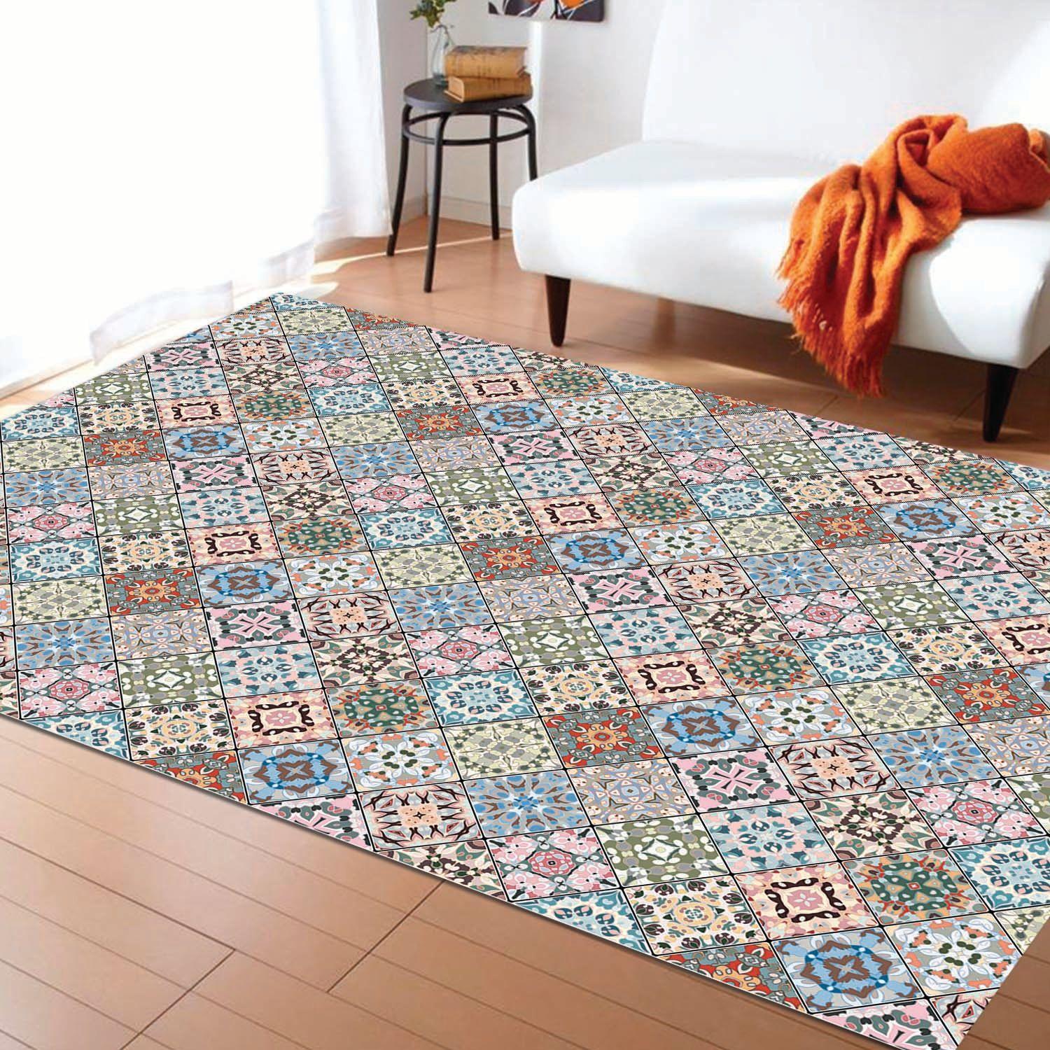 Alfombra Vinílica Baño Cocina Baldosa Niza 70x100 cm-3