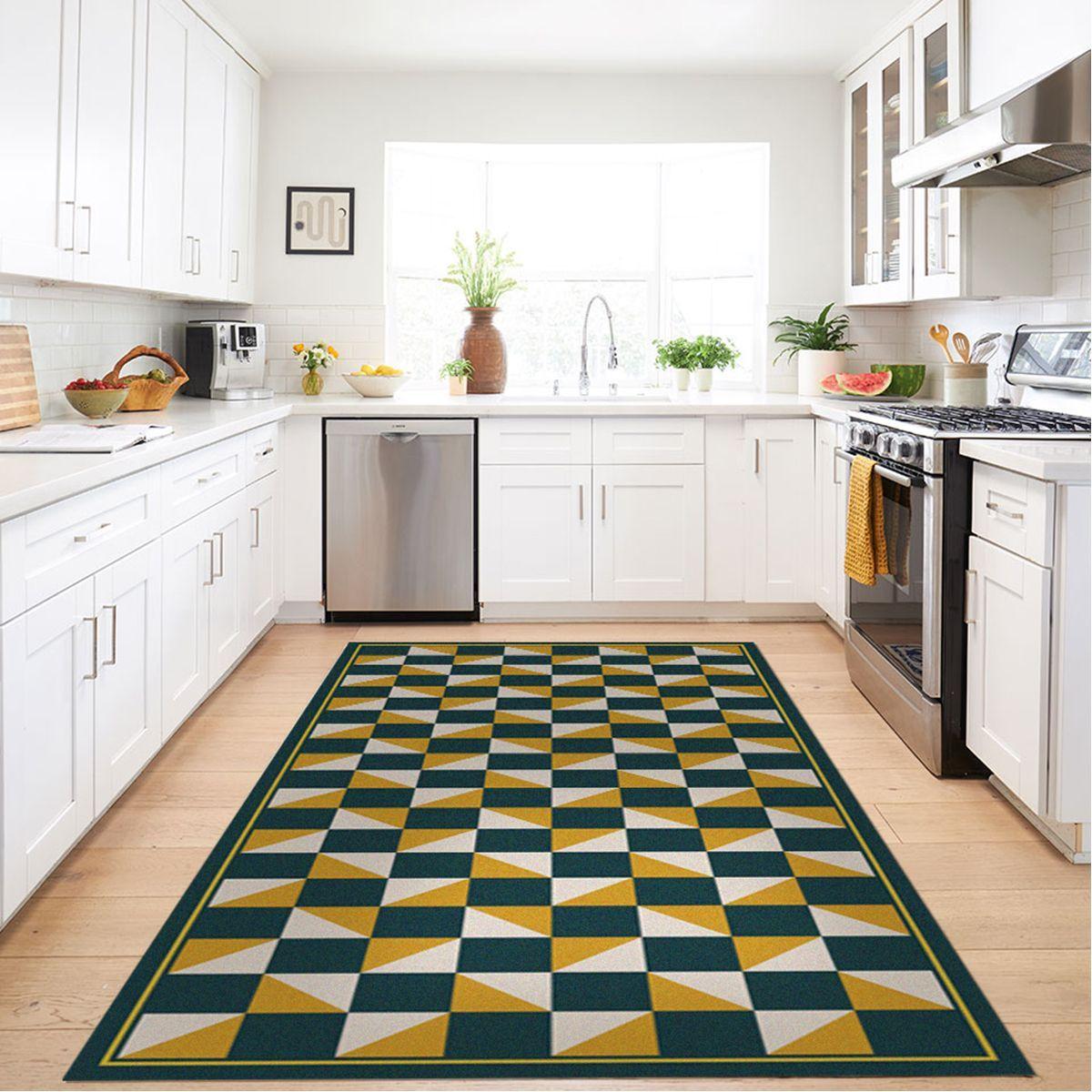 Alfombra Vinílica Living  Tablero Mustard 70x100 cm-5