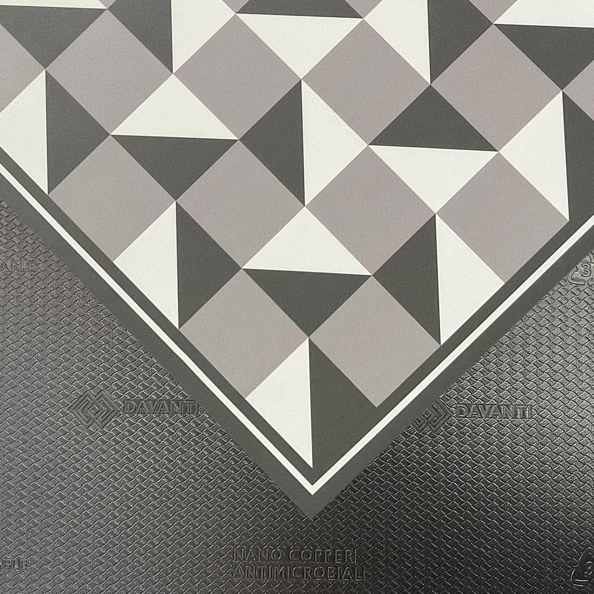 Alfombra Vinílica Living  Tablero Titanium 140x160 cm-9