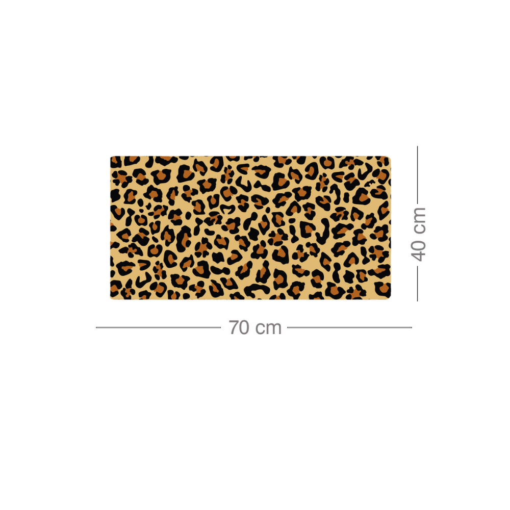 Mouse Pad XL Oficina Animal Print Yellow 40x70 cm-1