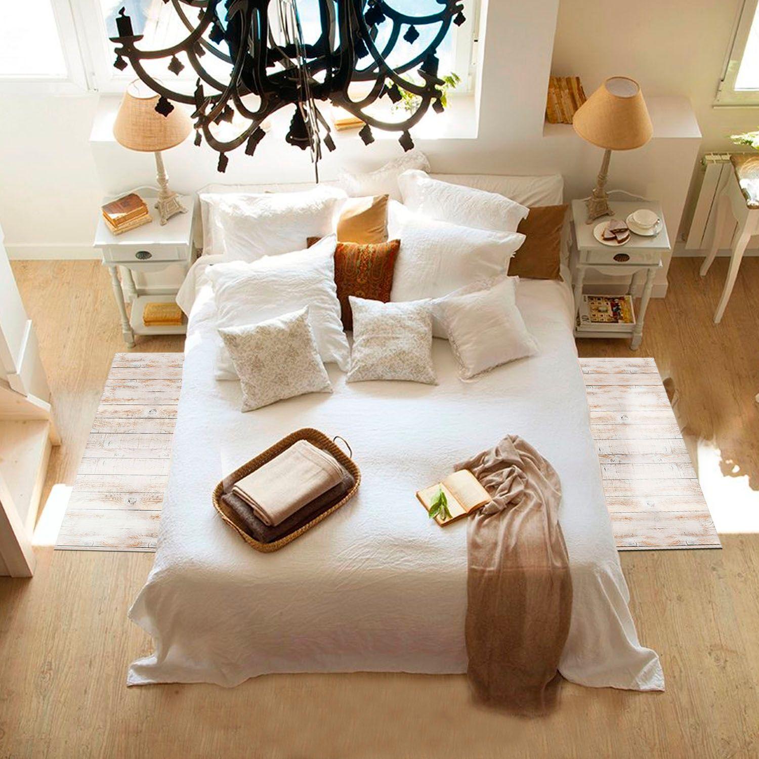 Alfombra Vinílica  Madera Vintage Natural 140x180 cm-5