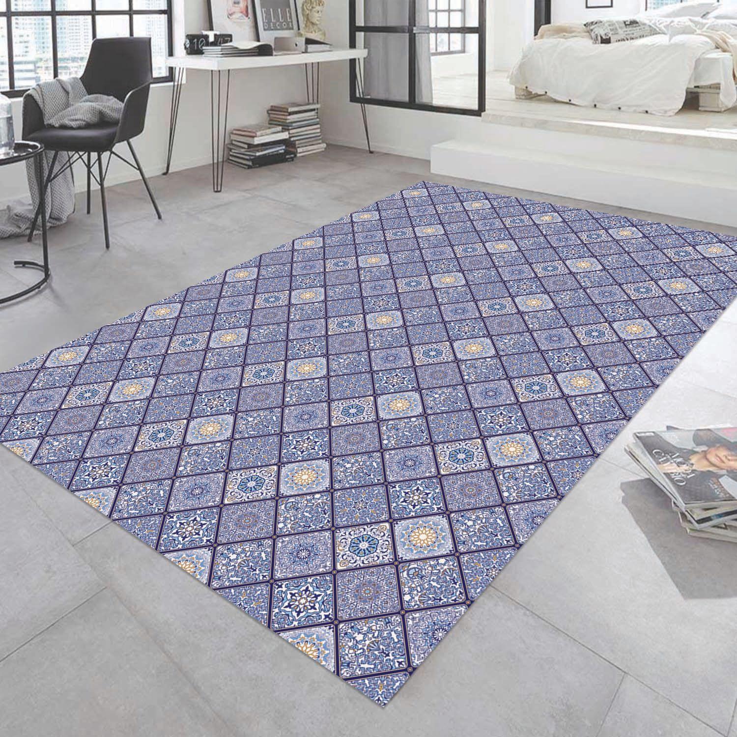 Alfombra Vinílica Cocina Baldosa Siracusa 140x220 cm-8