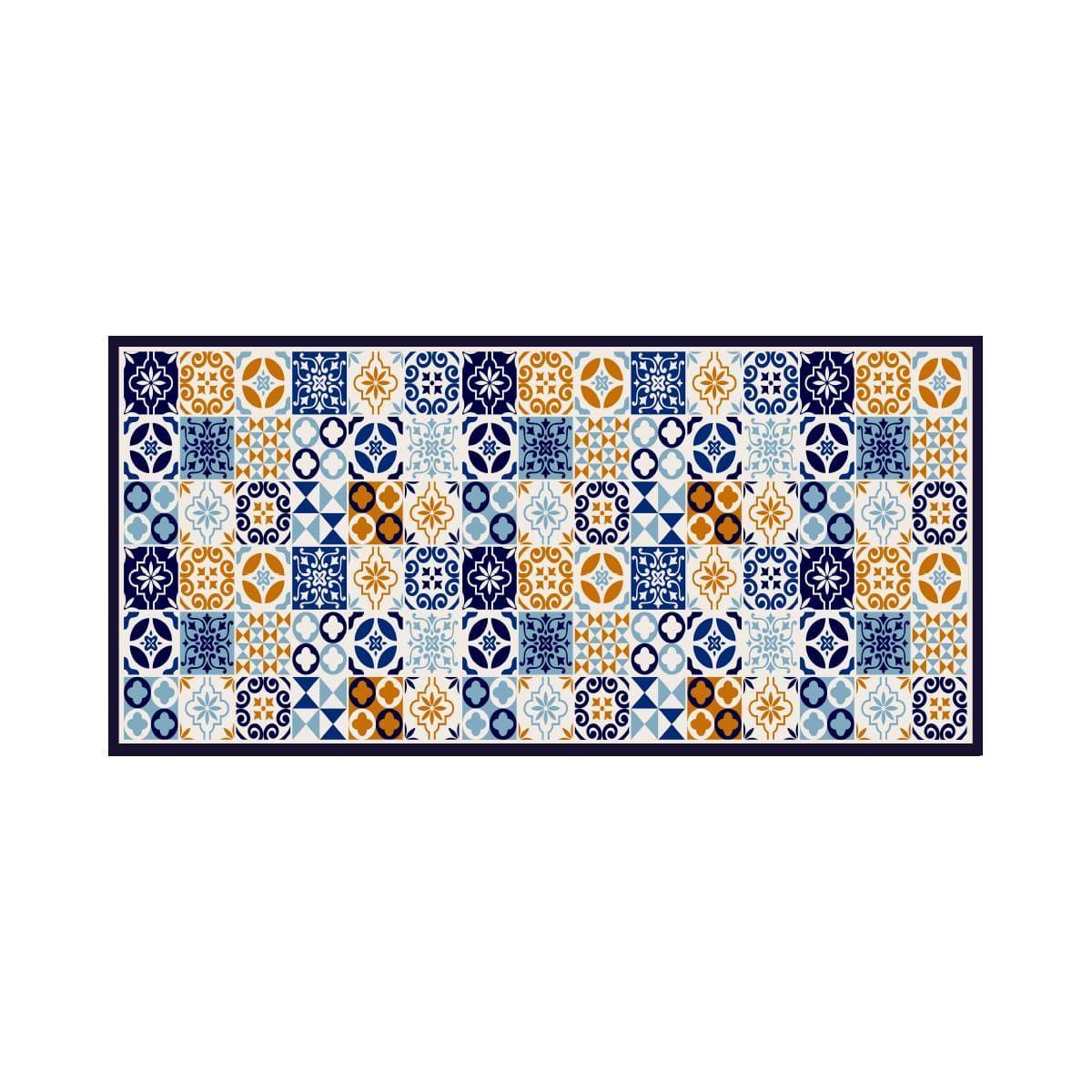Alfombra Vinílica Cocina Baldosa Mediterránea 50x70 cm-8