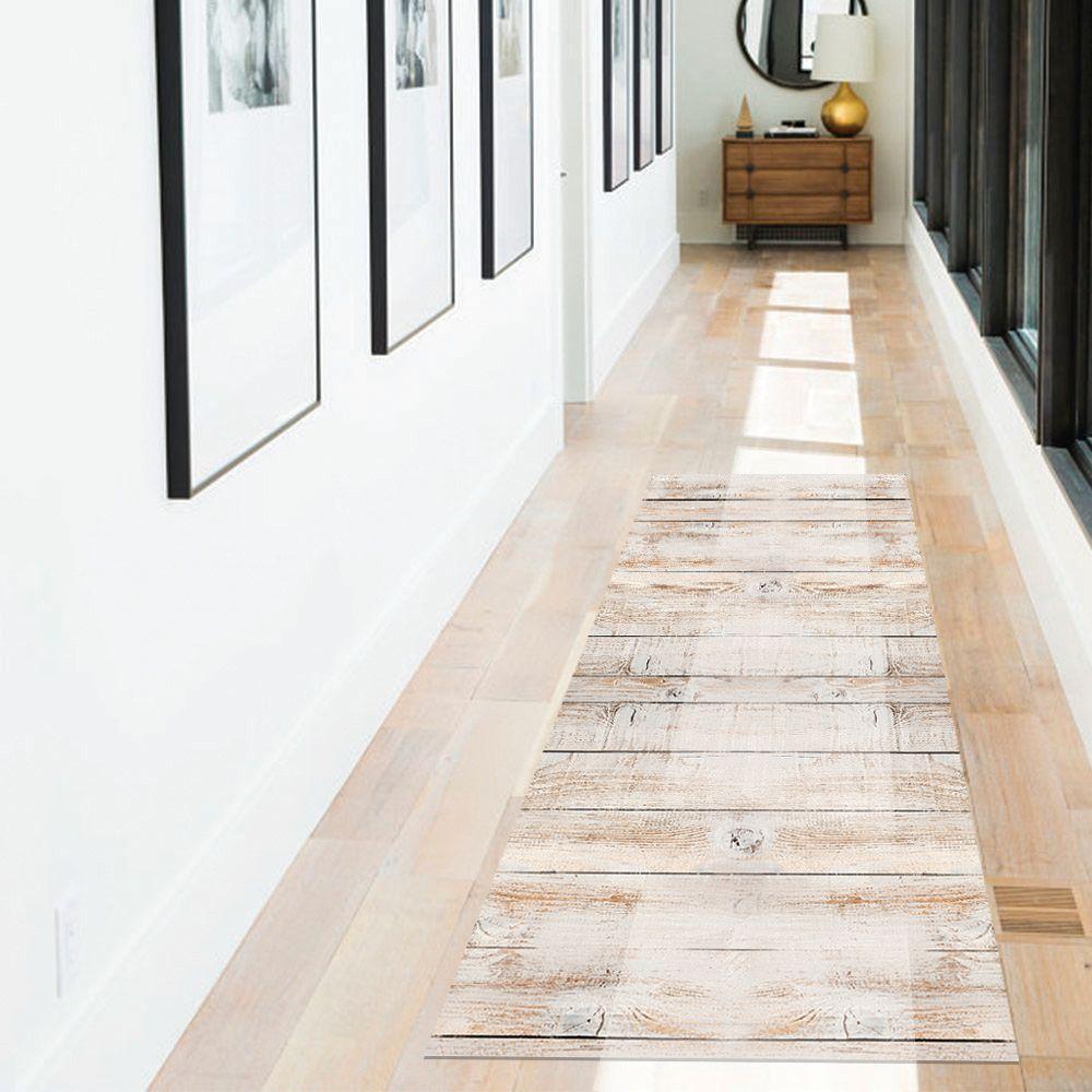 Alfombra Vinílica  Madera Vintage Natural 140x220 cm-7