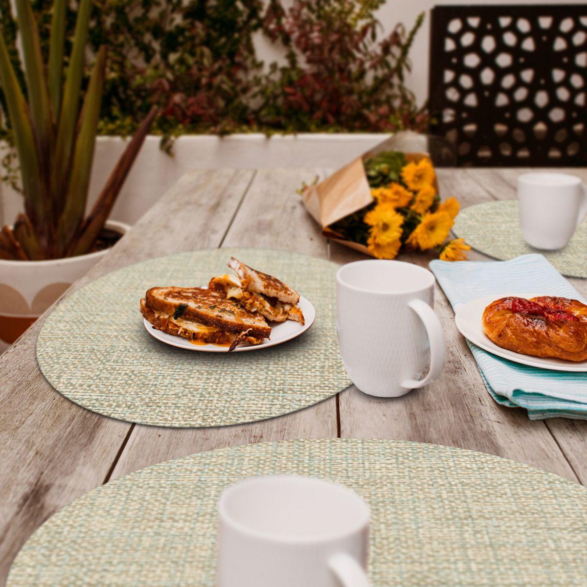 Set 6 Individuales Luxe White Sand Redondo-1