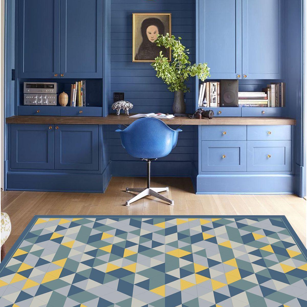 Alfombra Vinílica Living  Prisma Orion Blue 140x160 cm-8