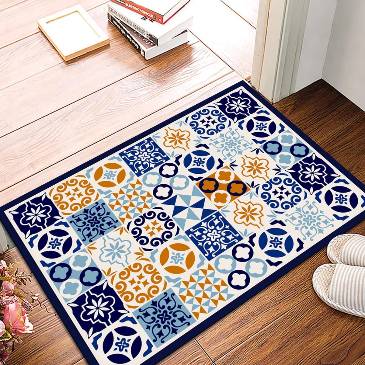 Alfombra Vinílica Cocina Baldosa Mediterránea 140x180cm-1