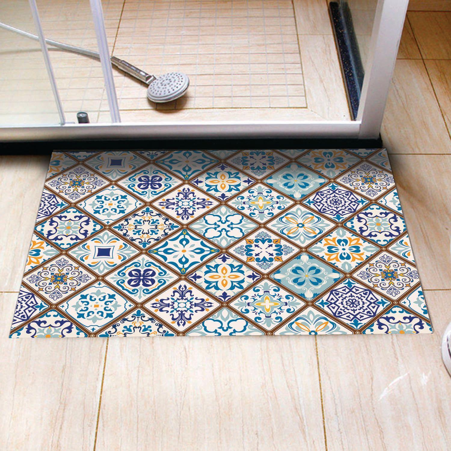 Alfombra Vinílica Cocina Baldosa Santa Lucía 50x70 cm-2
