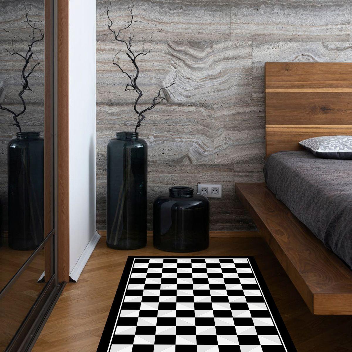 Alfombra Vinílica  Tablero Black Mirror 140x220 cm-2