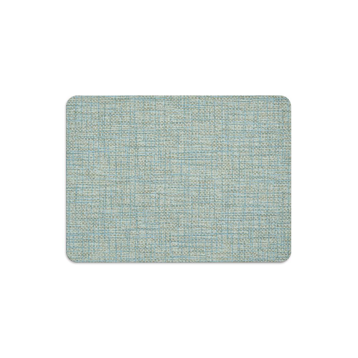 Set 4 Individuales Luxe Ligth Blue Rectangular-0