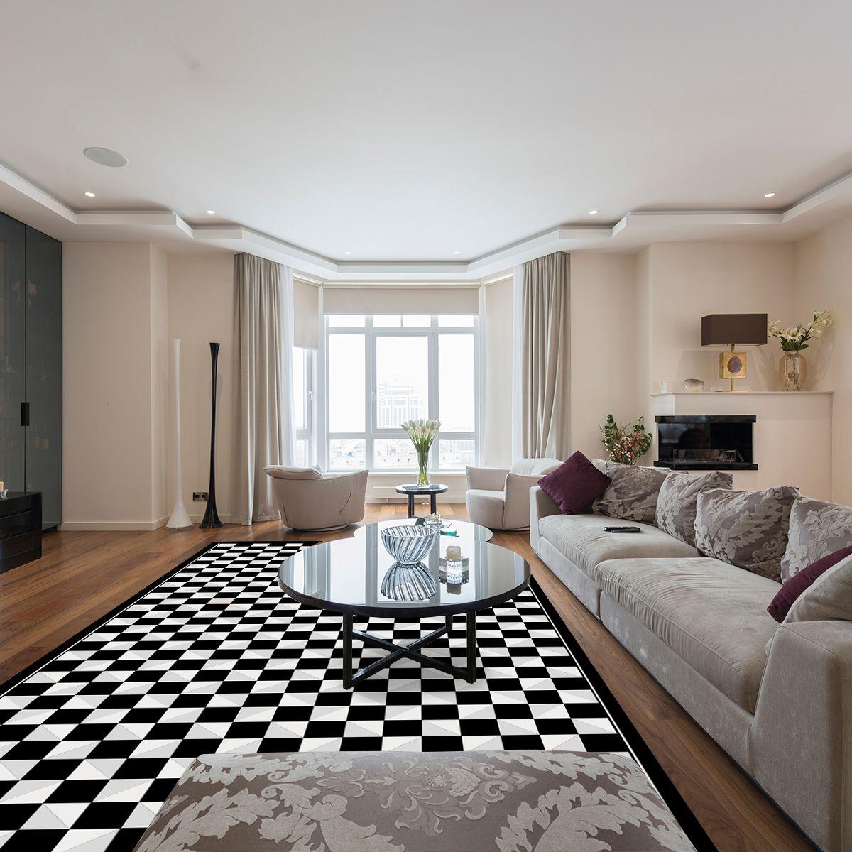 Alfombra Vinílica  Tablero Black Mirror 70x140 cm-9
