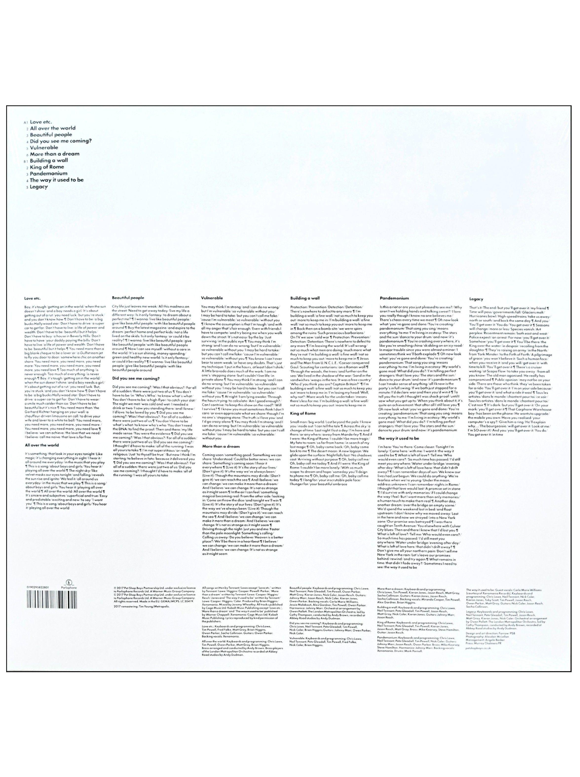 Vinilo - Pet Shop Boys - Yes-3