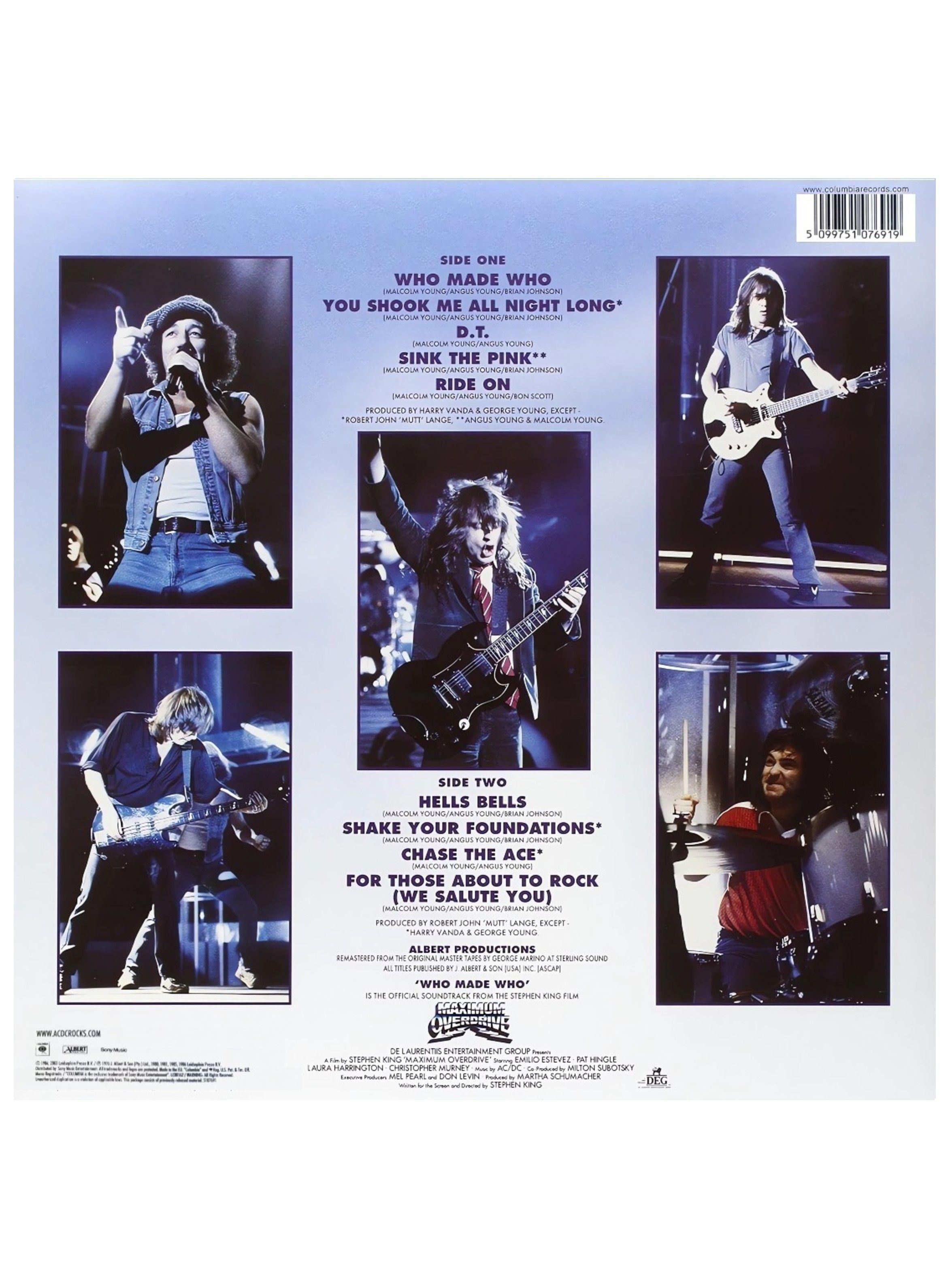 Vinilo - AC/DC - Who Made Who-1