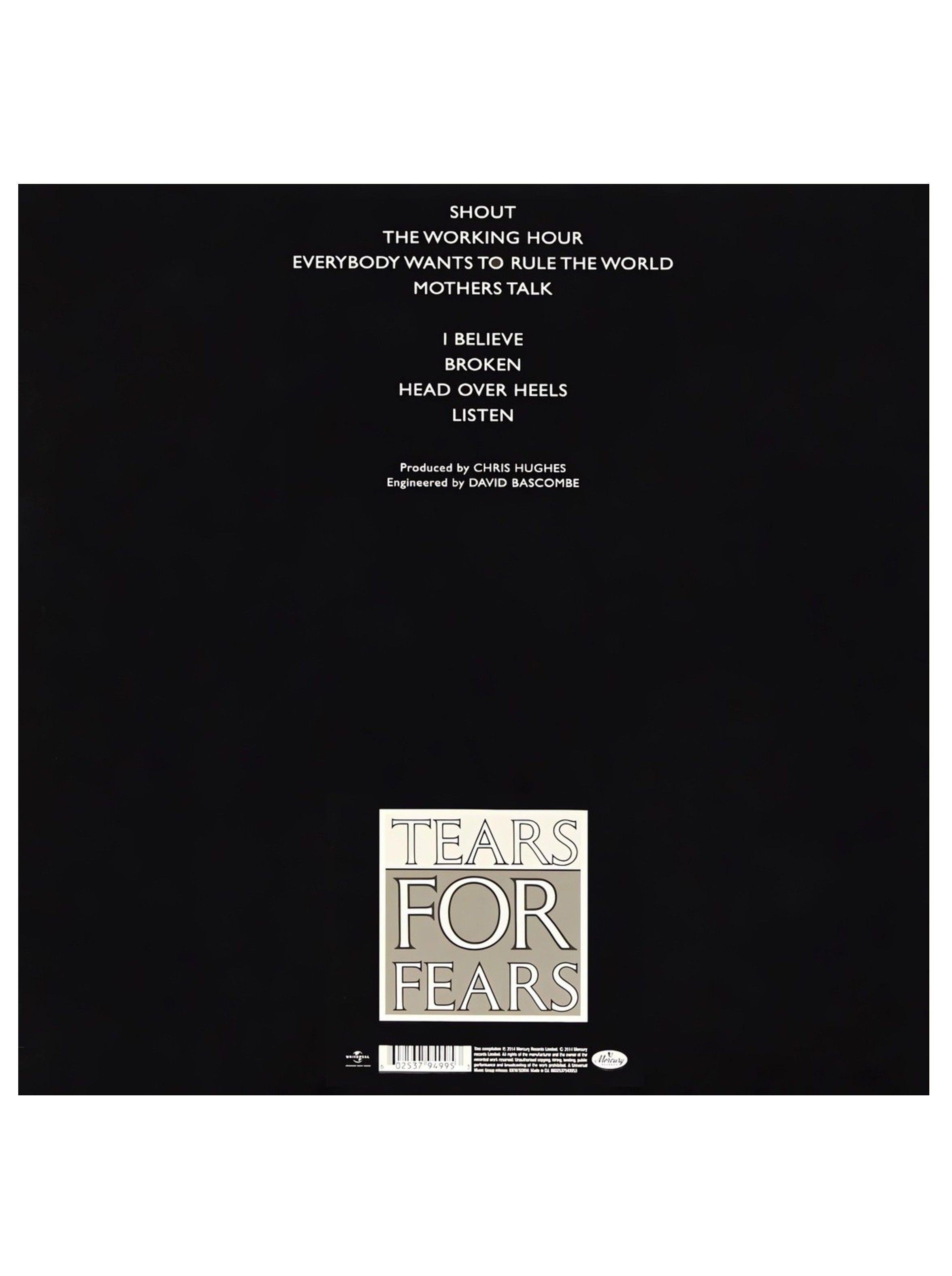 Vinilo - Tears For Fears - Songs From The Big Chair-1