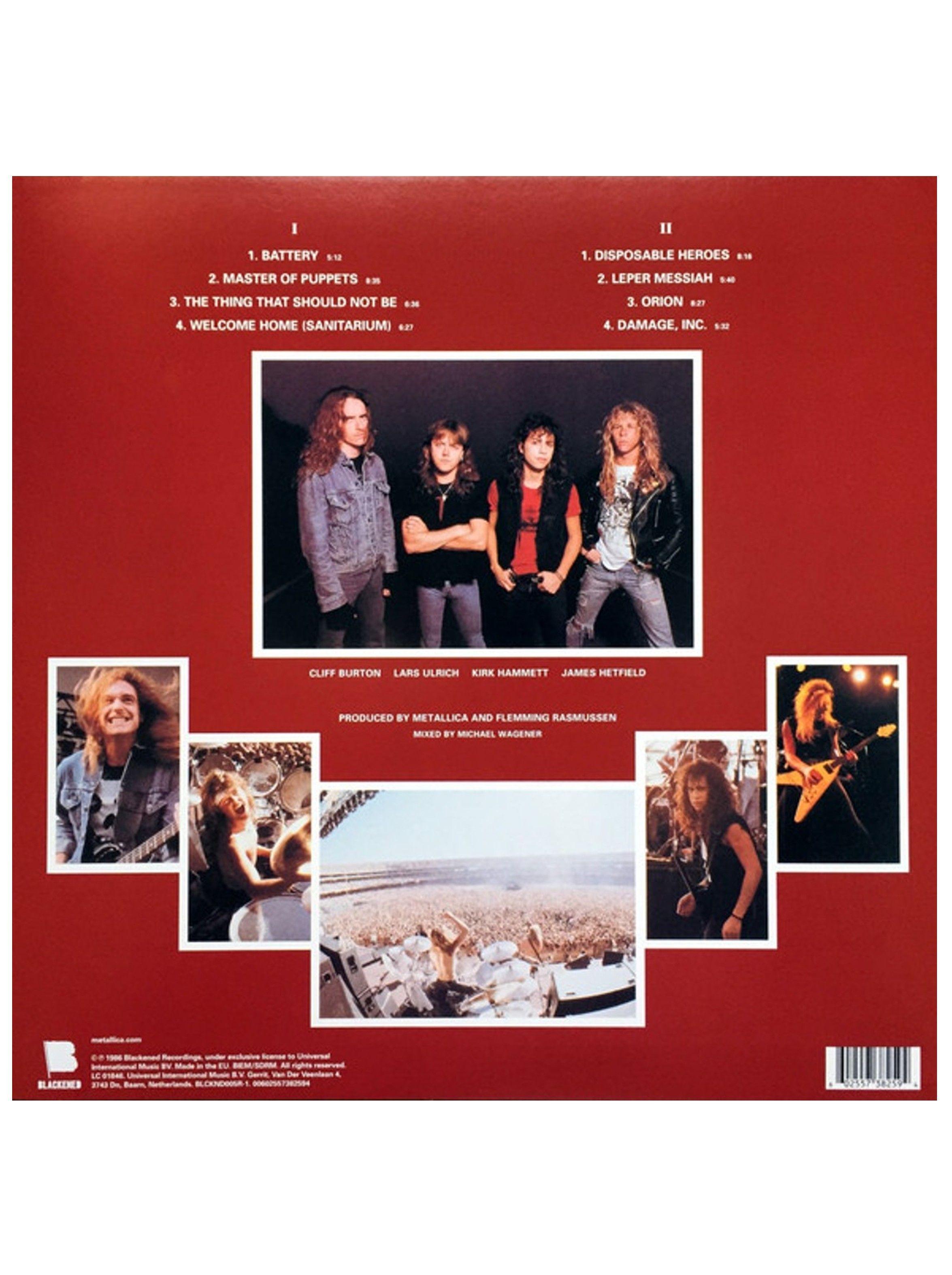 Vinilo - Metallica - Master Of Puppets-1