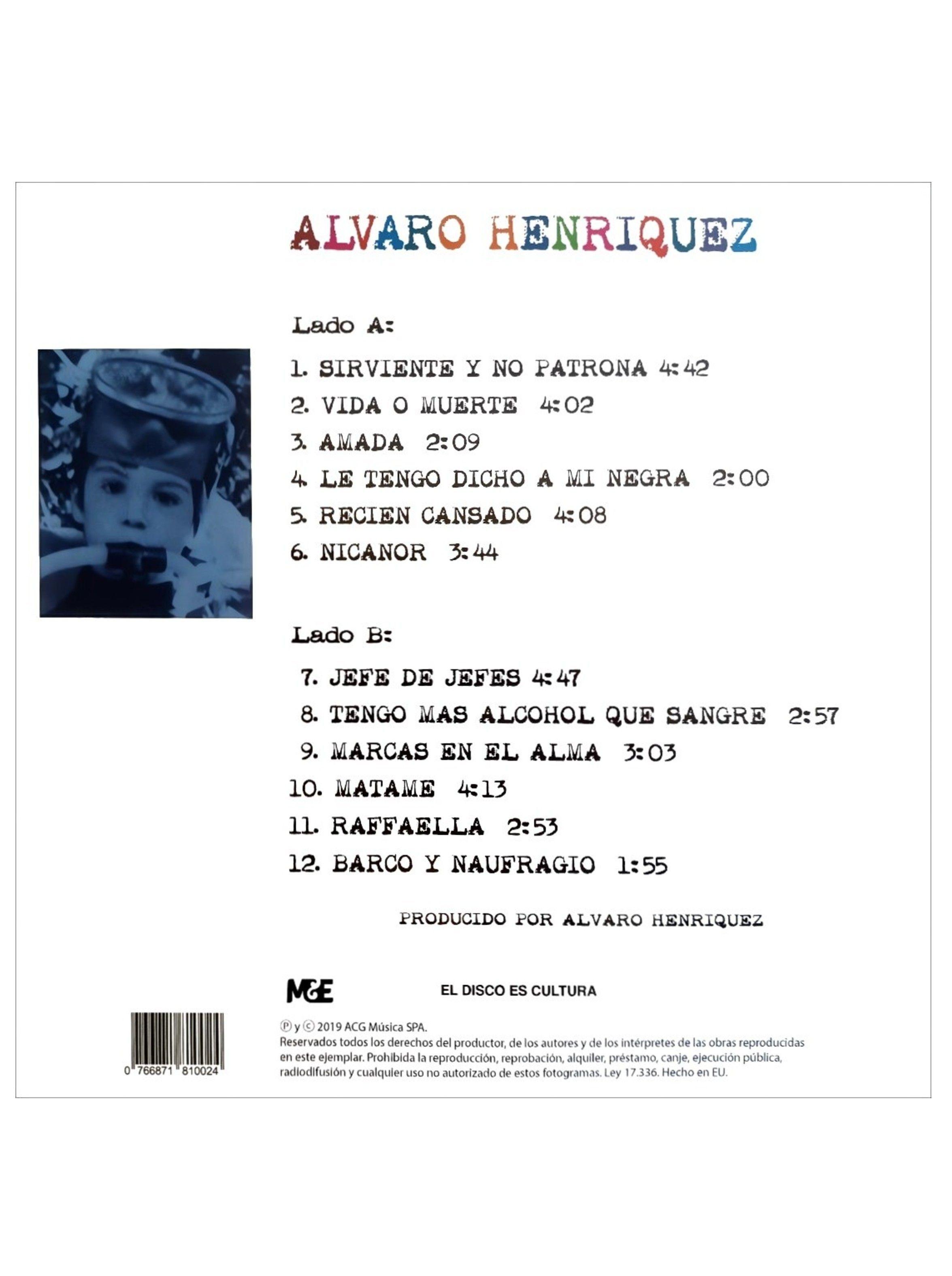 Vinilo - Alvaro Henriquez - Alvaro Henriquez-1