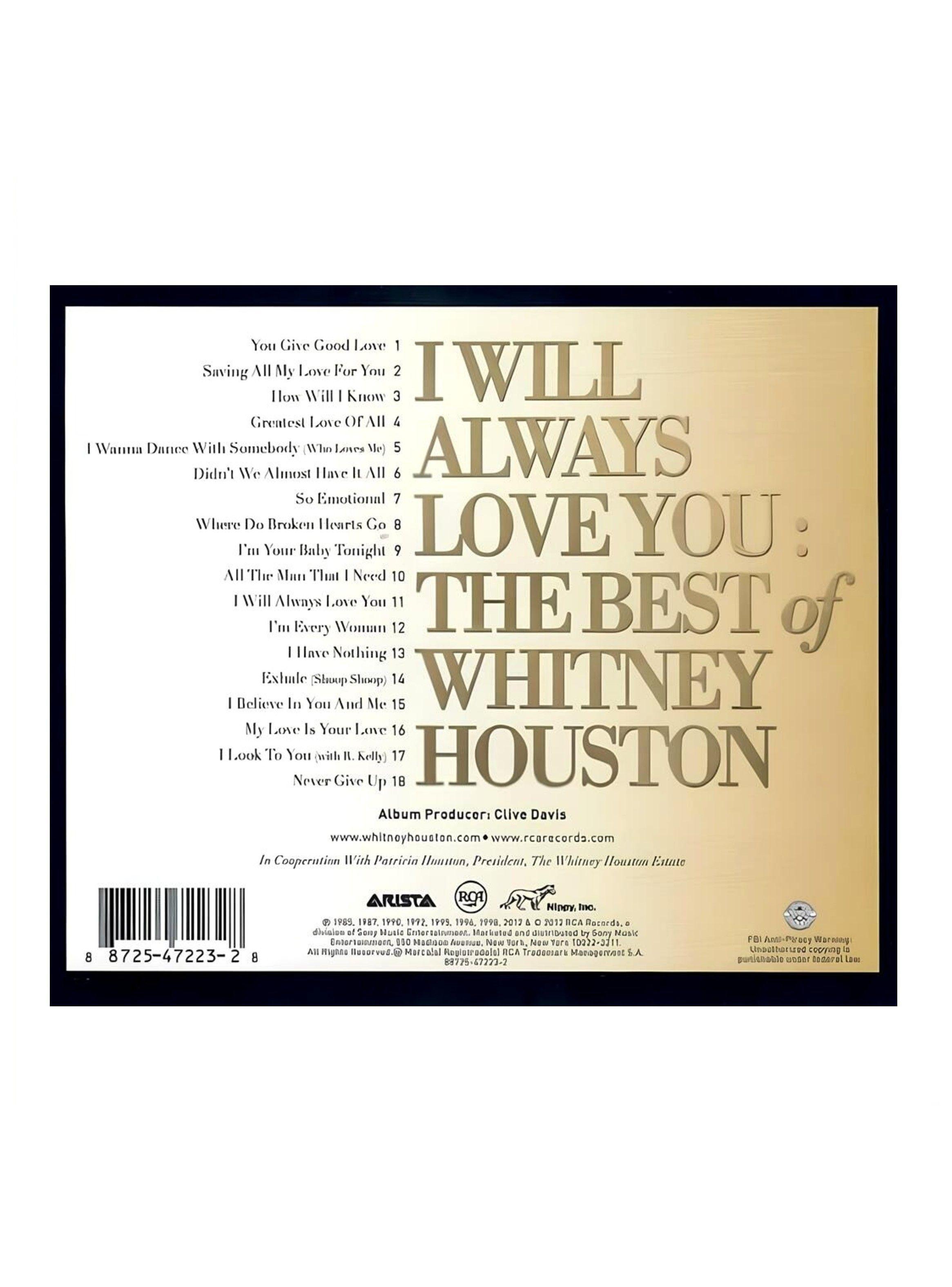 CD - Whitney Houston - I Will Always Love You: The Best Of-1