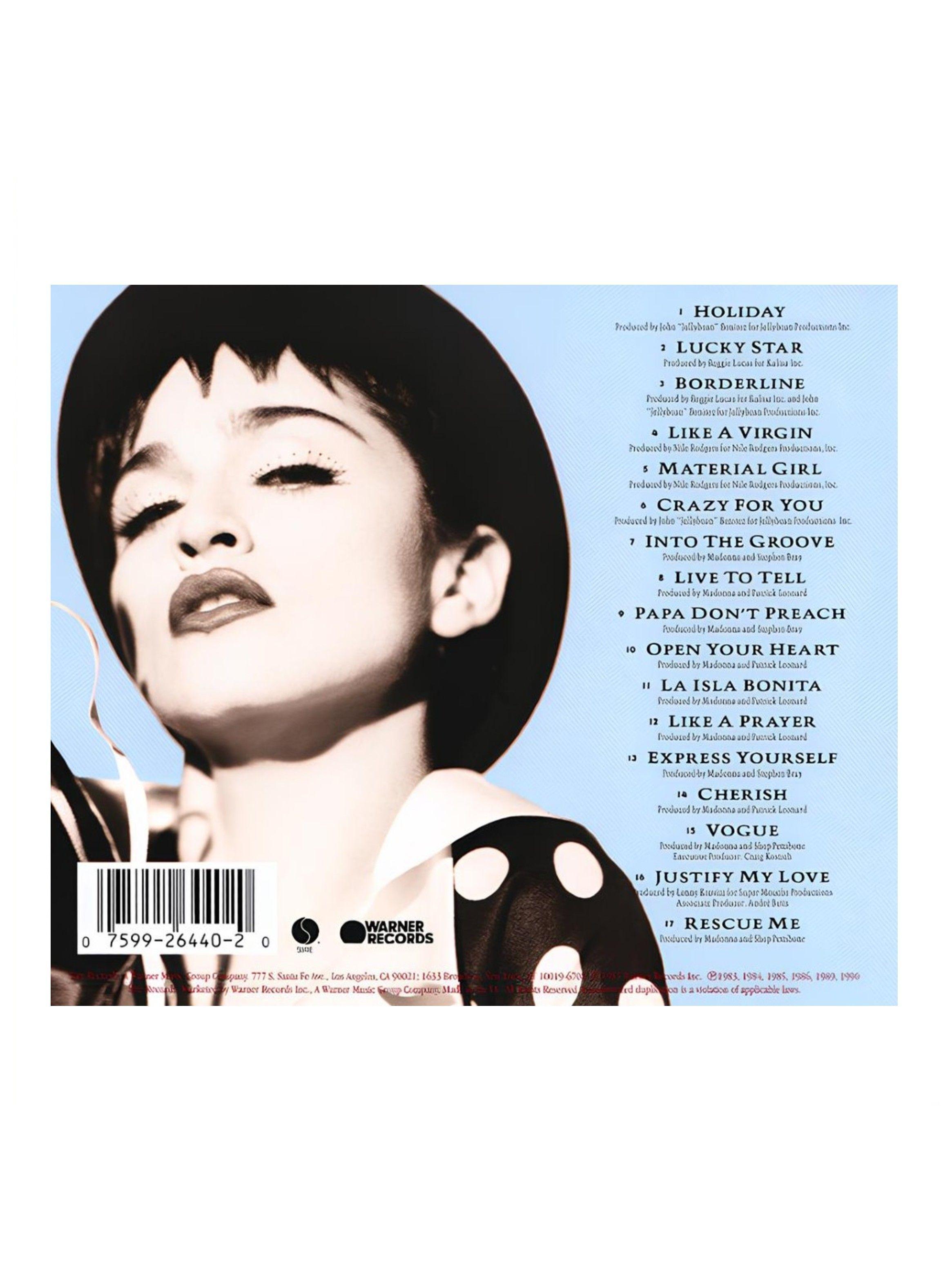 CD - Madonna - The Immaculate Collection-1