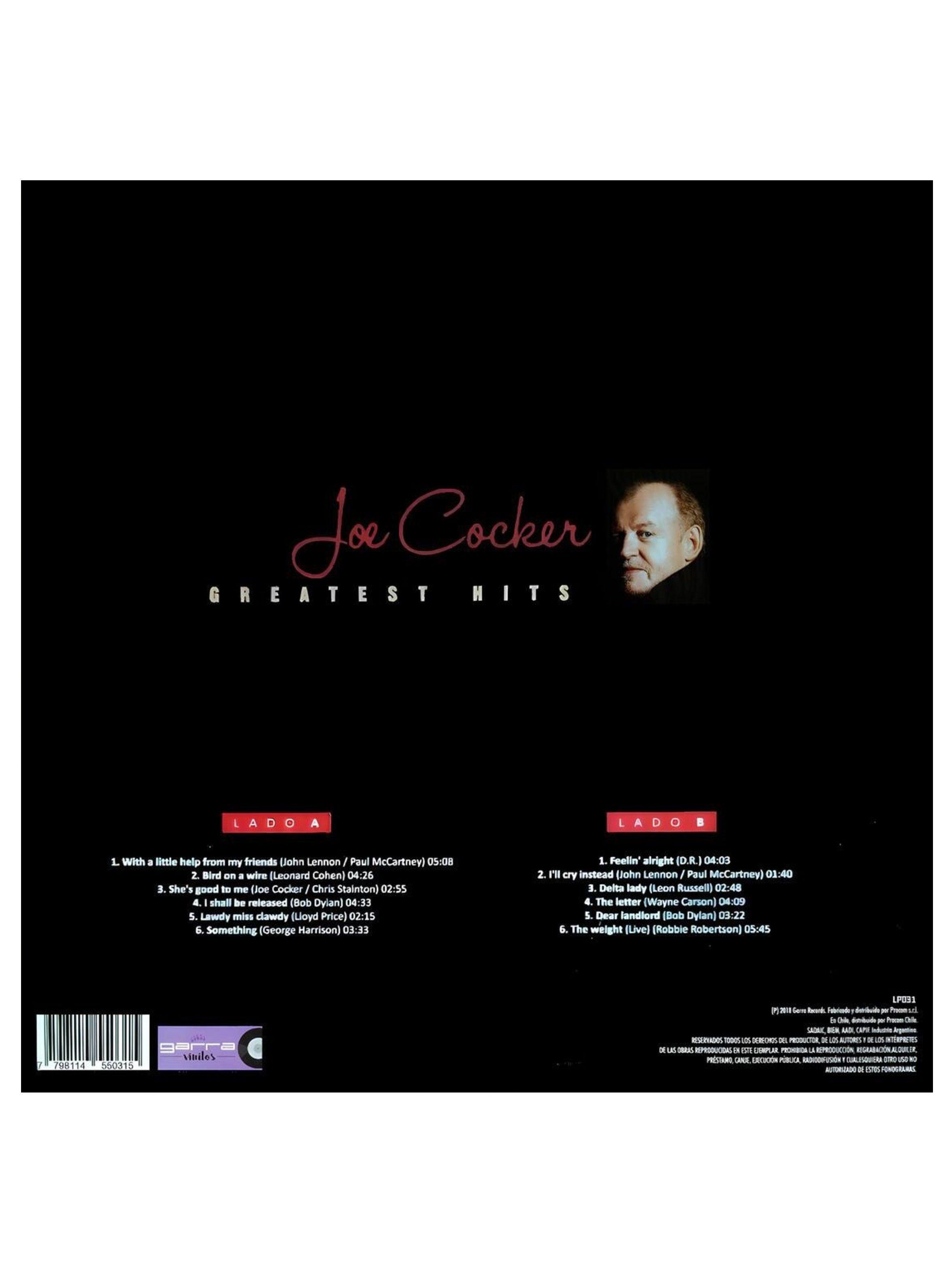 Vinilo - Joe Cocker - Greatest Hits-1
