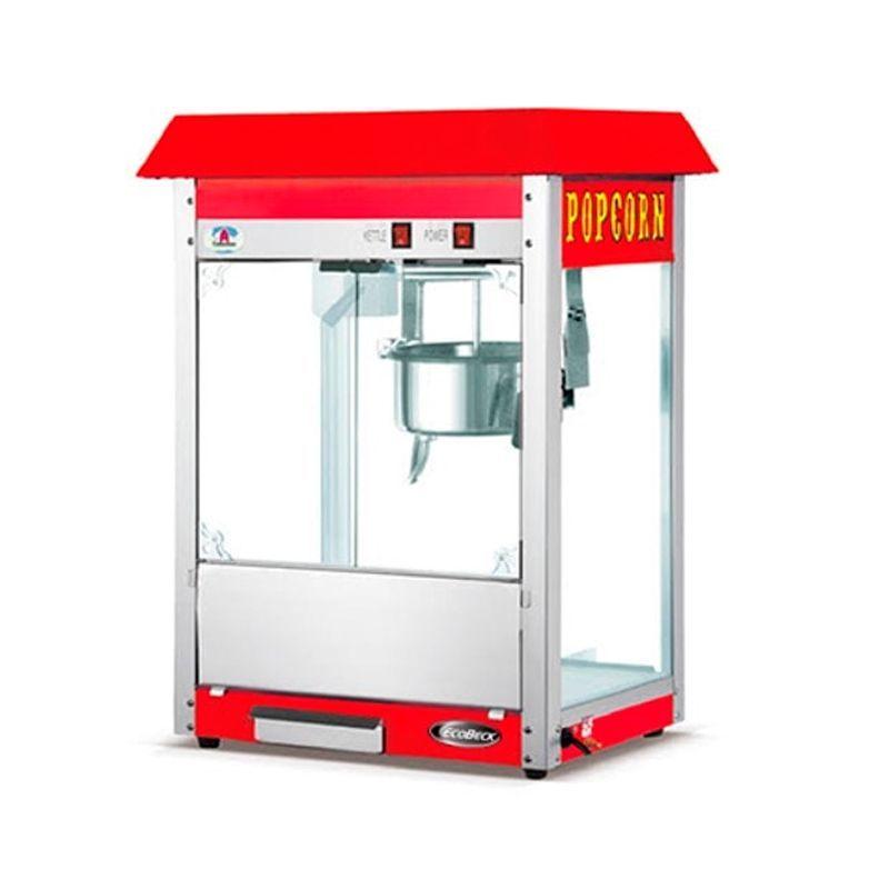 MAQUINA POR CORN ECOBECK HP-6B CON TECHO ROJO-0