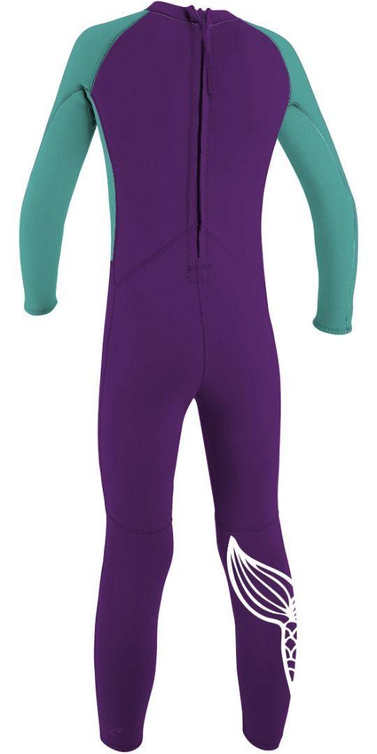 Traje de Agua Sirenas Morado talla 10 UV50+-1