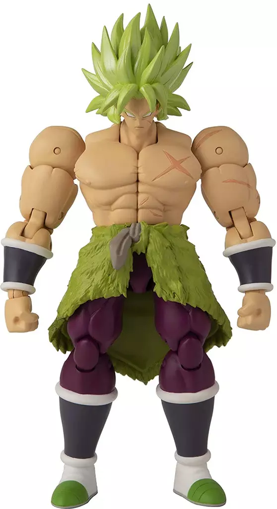 Super Saiyan Broly Dragonball Super figura de accion Dragon Stars Bandai-2