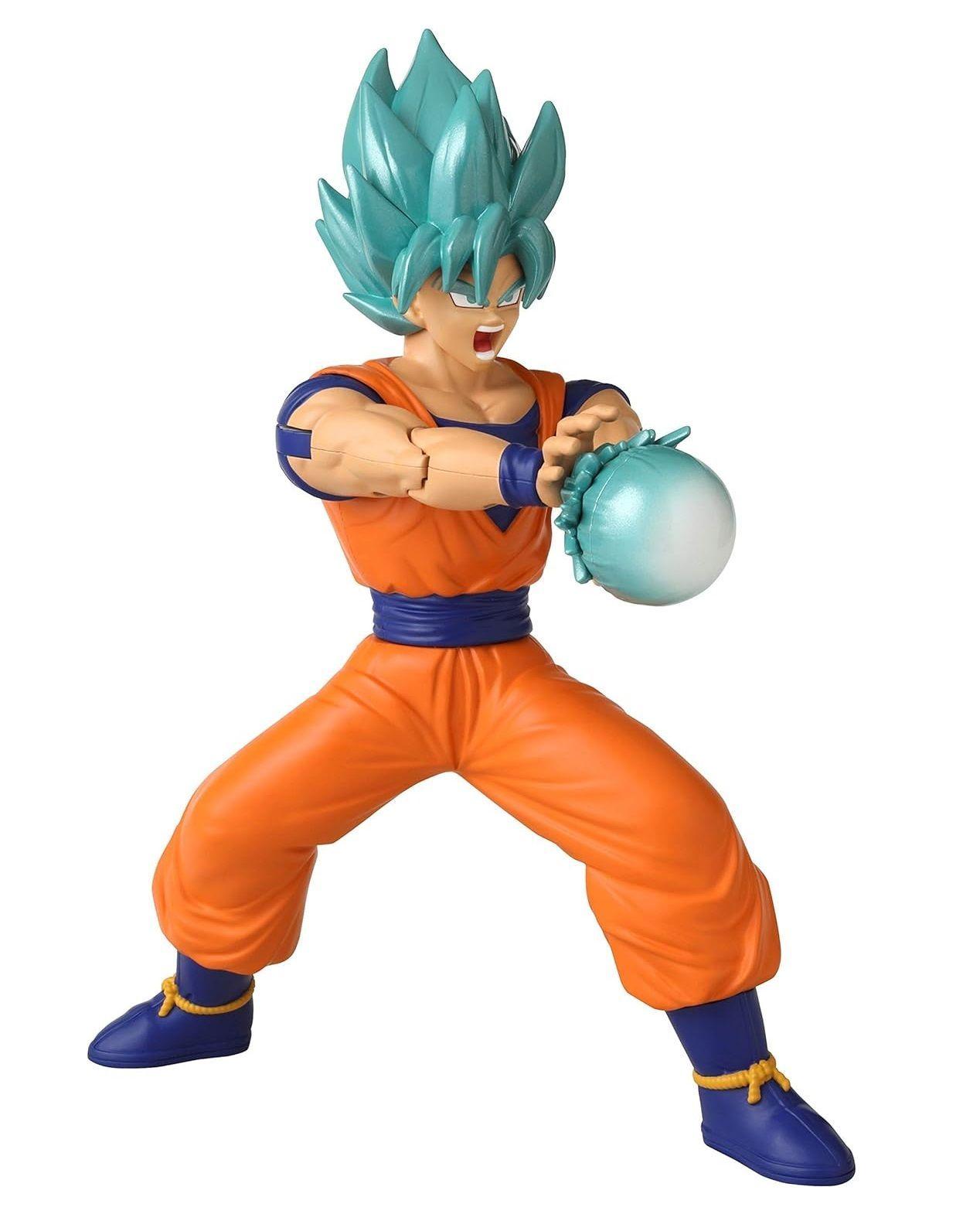 Figura Dragon Ball Goku Super Saiyan Blue Attack Bandai-1