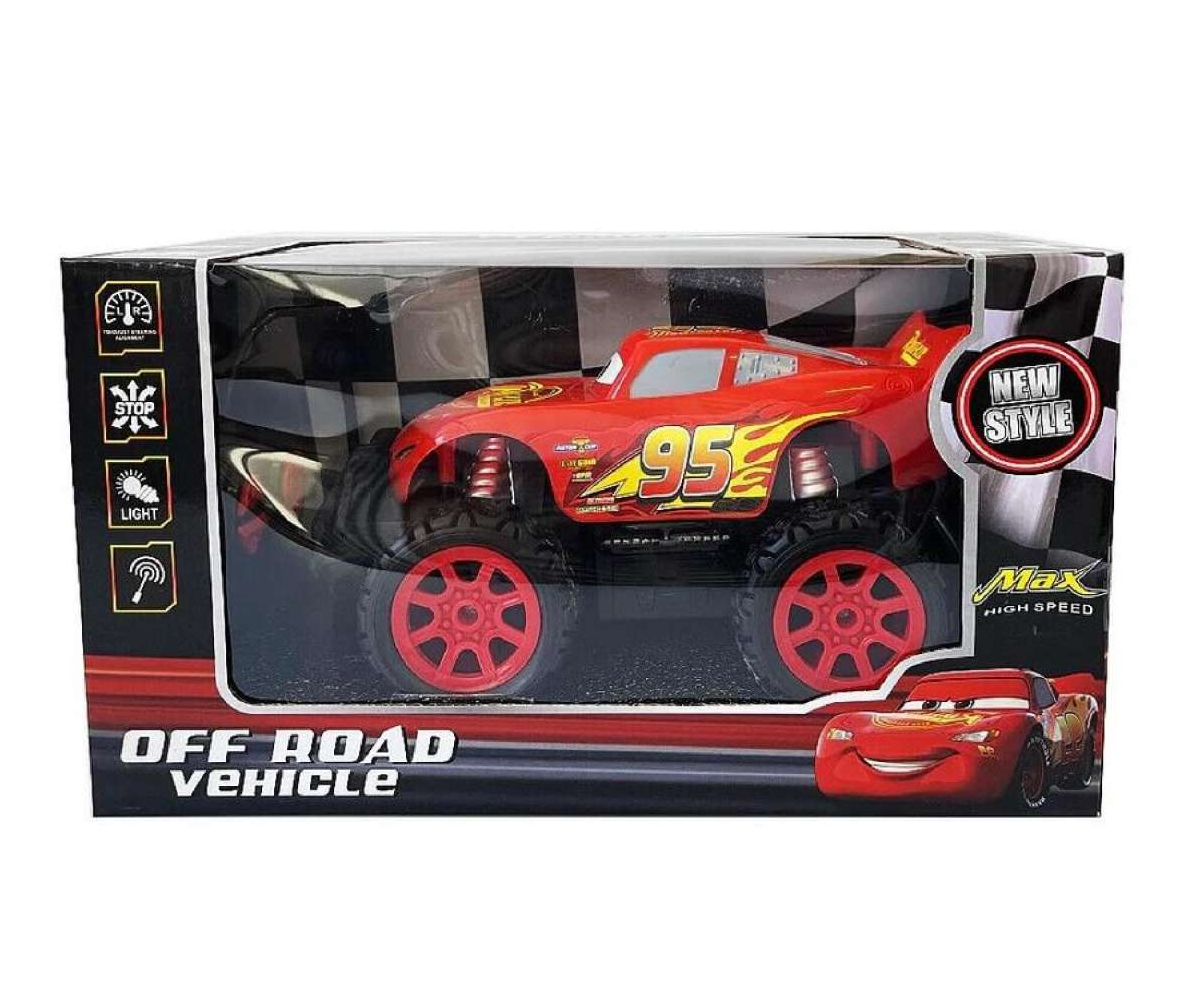 Cars 3 Carro a Control Remoto Rayo Mcqueen 19 cm Monster Truck-3