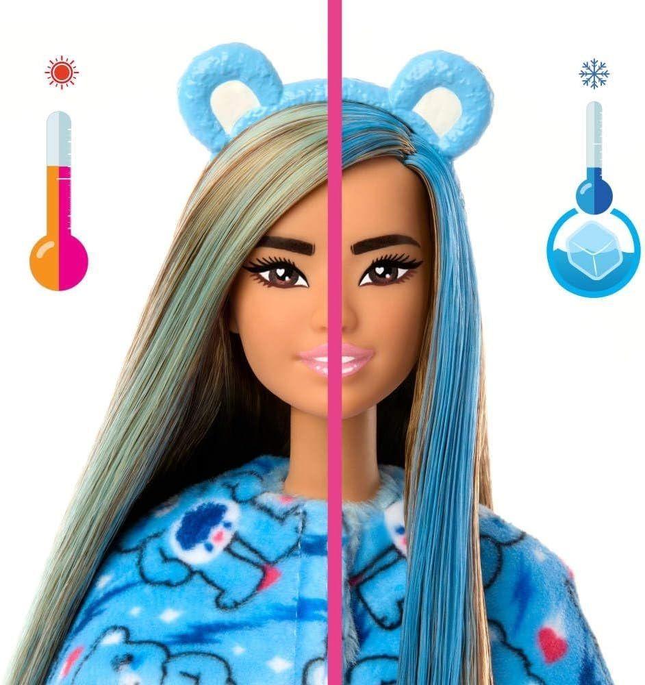 Muñeca Barbie Cutie Reveal Care Bears Series Disfraz de oso Cheer Blue - 10 Sorpresas-3