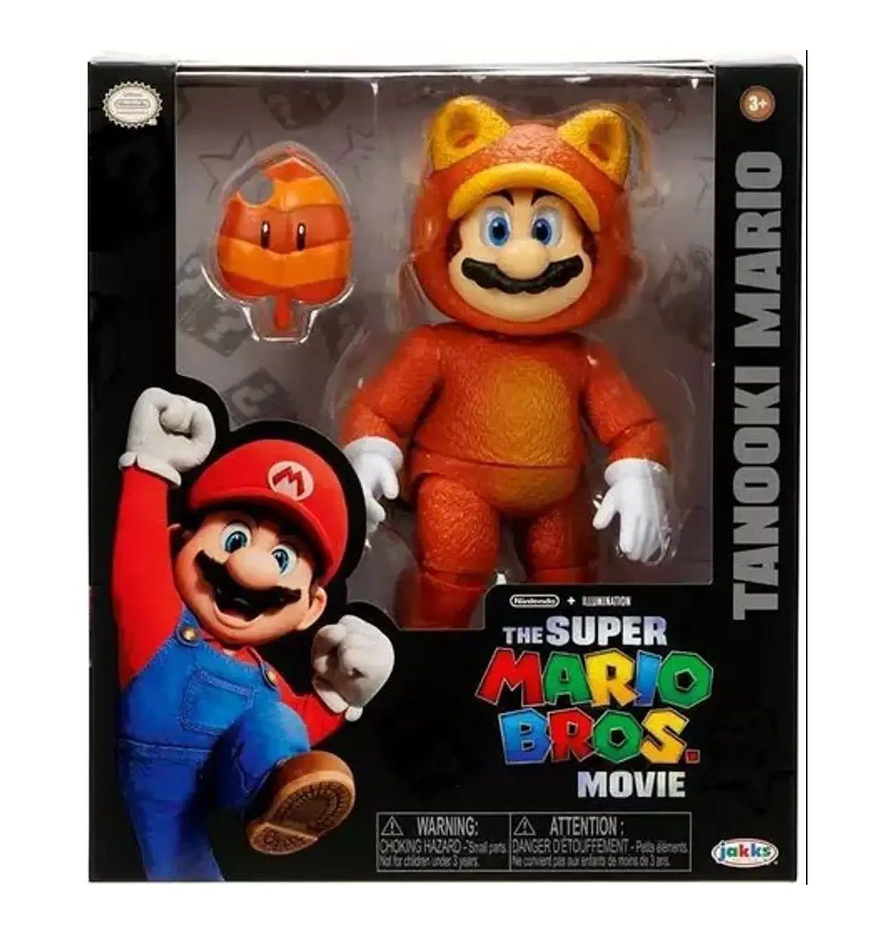 Figura Mario Tanooki Tanuki The Super Mario Bros Movie Jakks-4
