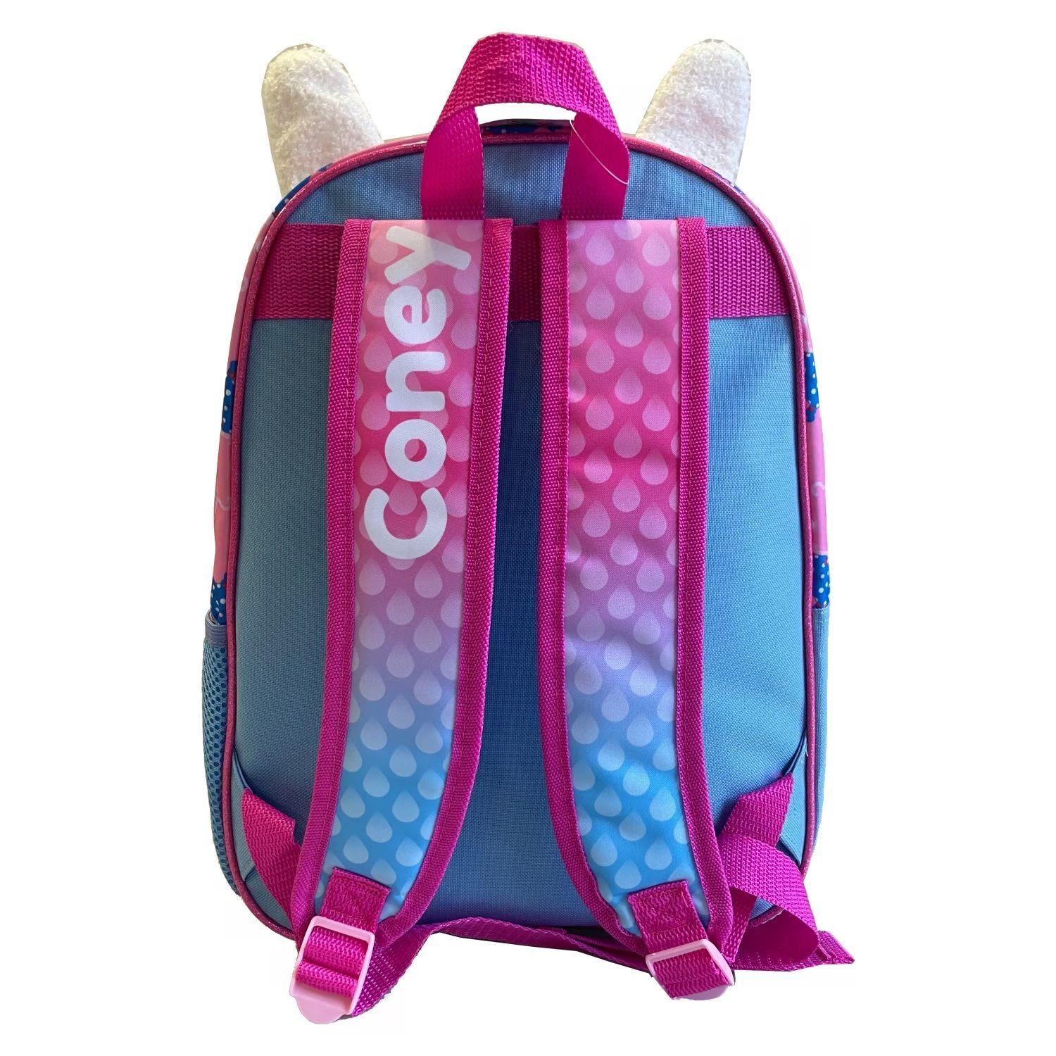 Mochila Cry Babies 40 cm Con Orejas Conejo Blanco-2