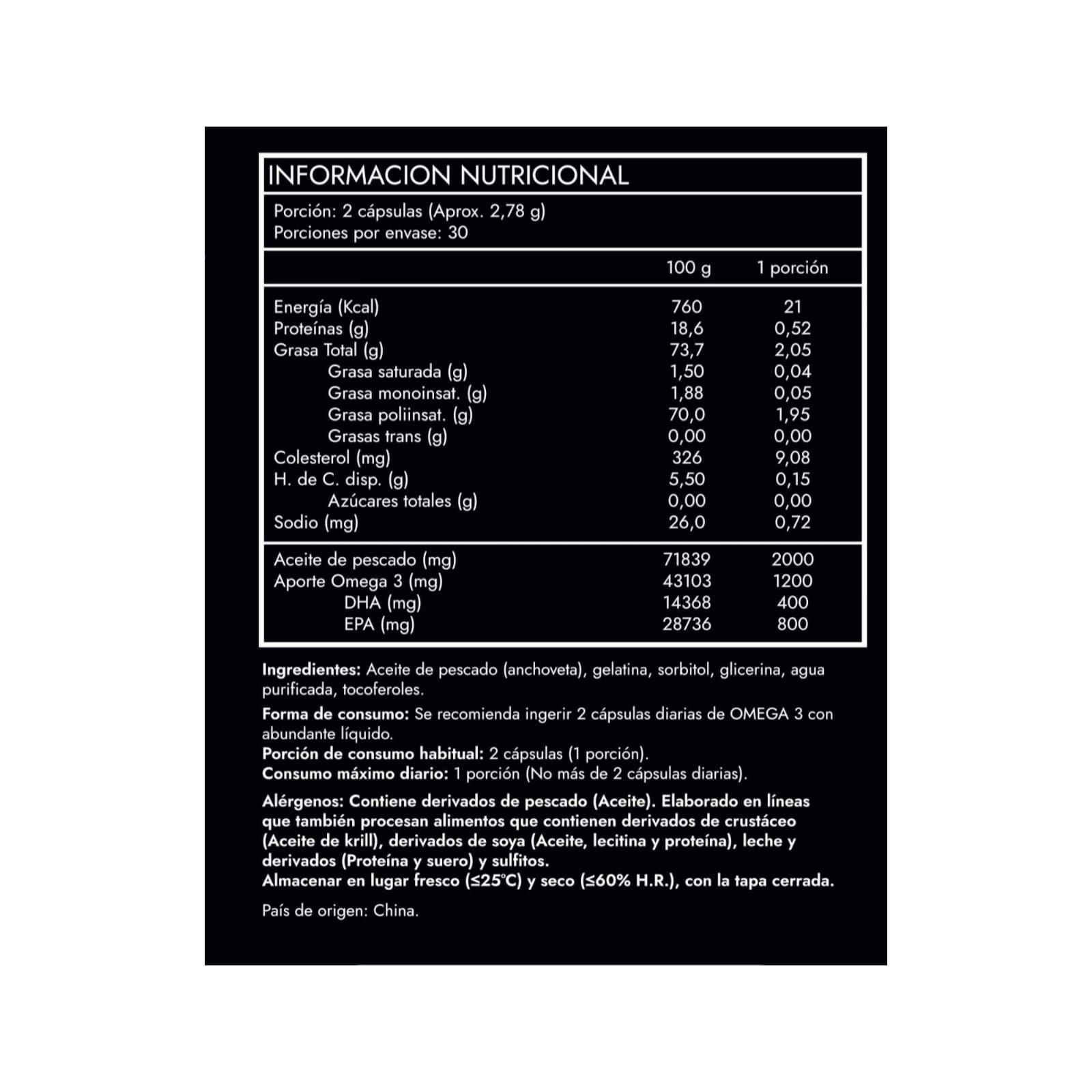 OMEGA 3 60 CAPSULAS - RH45-1