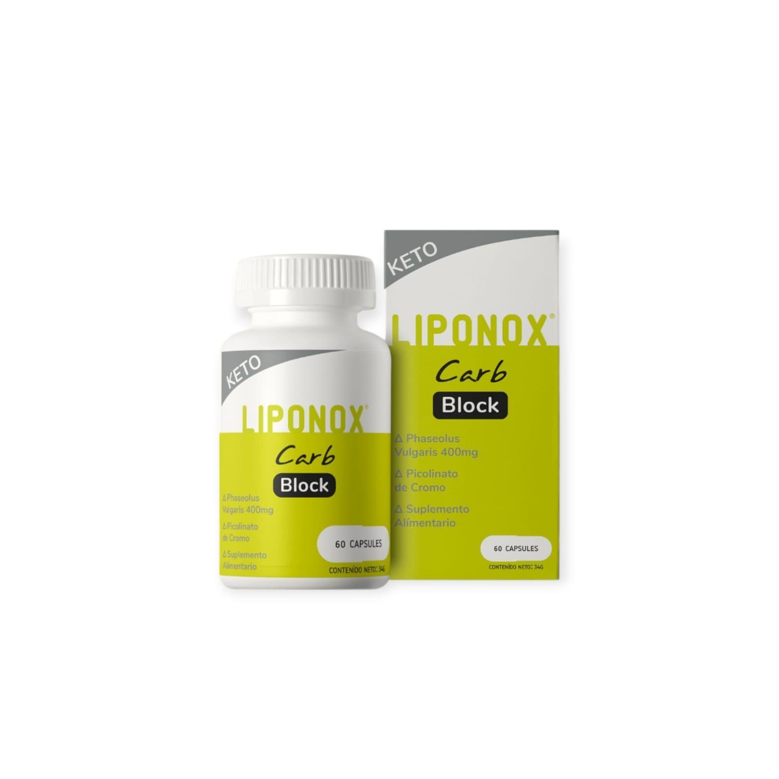 PACK PRE-ENTRENO + BLOQUEADOR DE CARBOHIDRATOS - LIPONOX-1