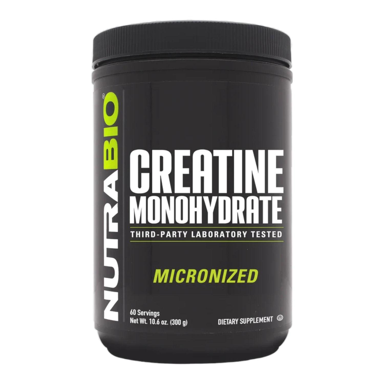 CREATINA MONOHIDRATADA - NUTRABIO - 300 GR - 60 SV-0