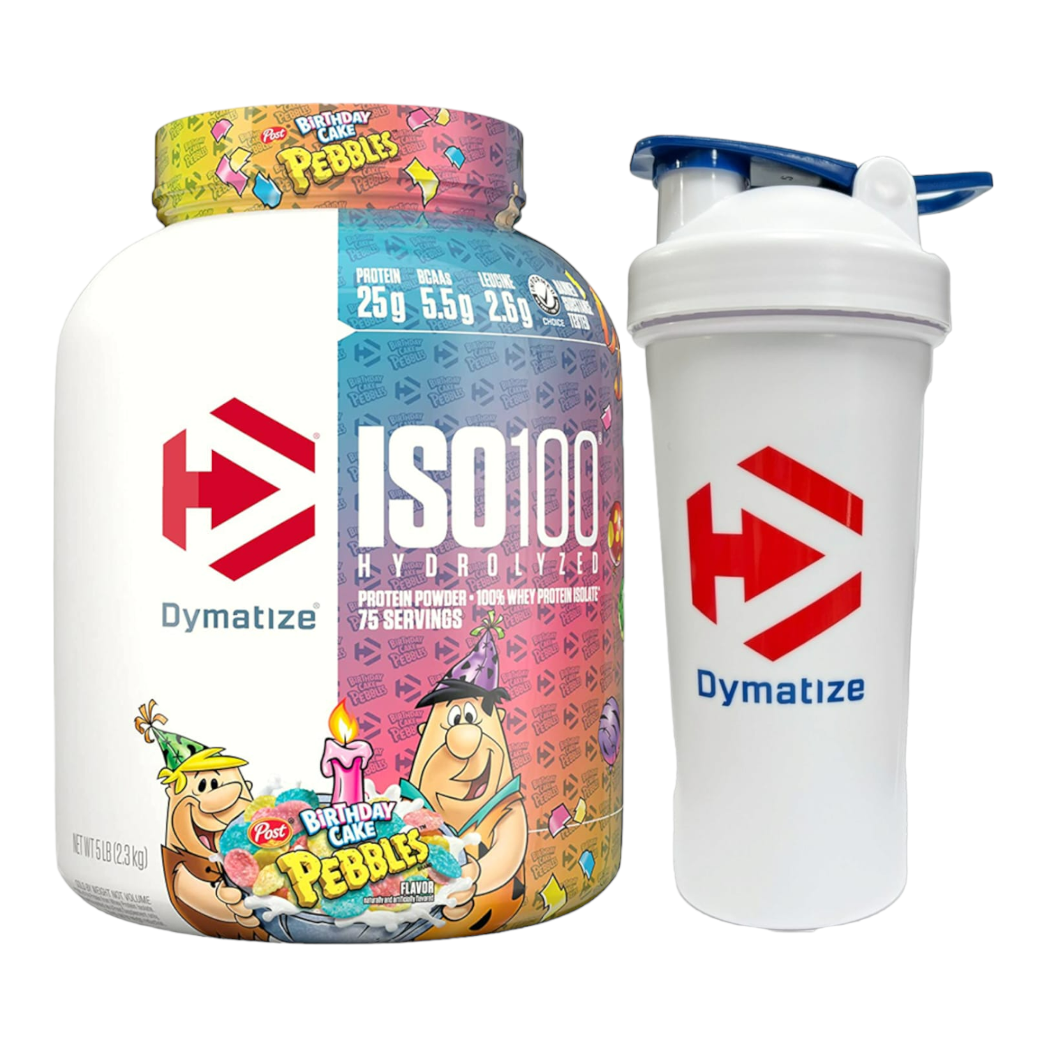 PACK ISO100 HYDRO BIRTHDAY C. PEBBLES 5LB + SHAKER-0