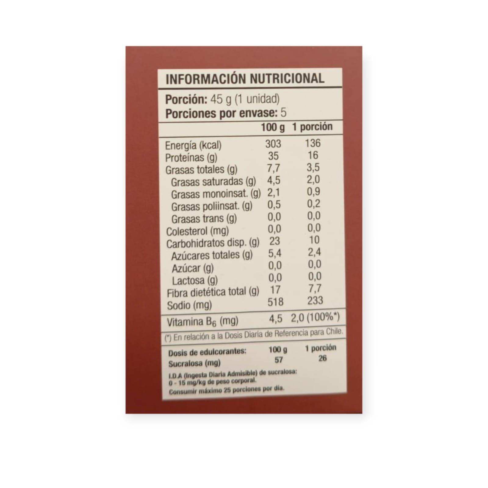 BARRAS DE PROTEINA NOTSNACK BAR CHOCOLATE FUDGE BROWNIE 45GR 5 UNIDADES- NOTCO-1