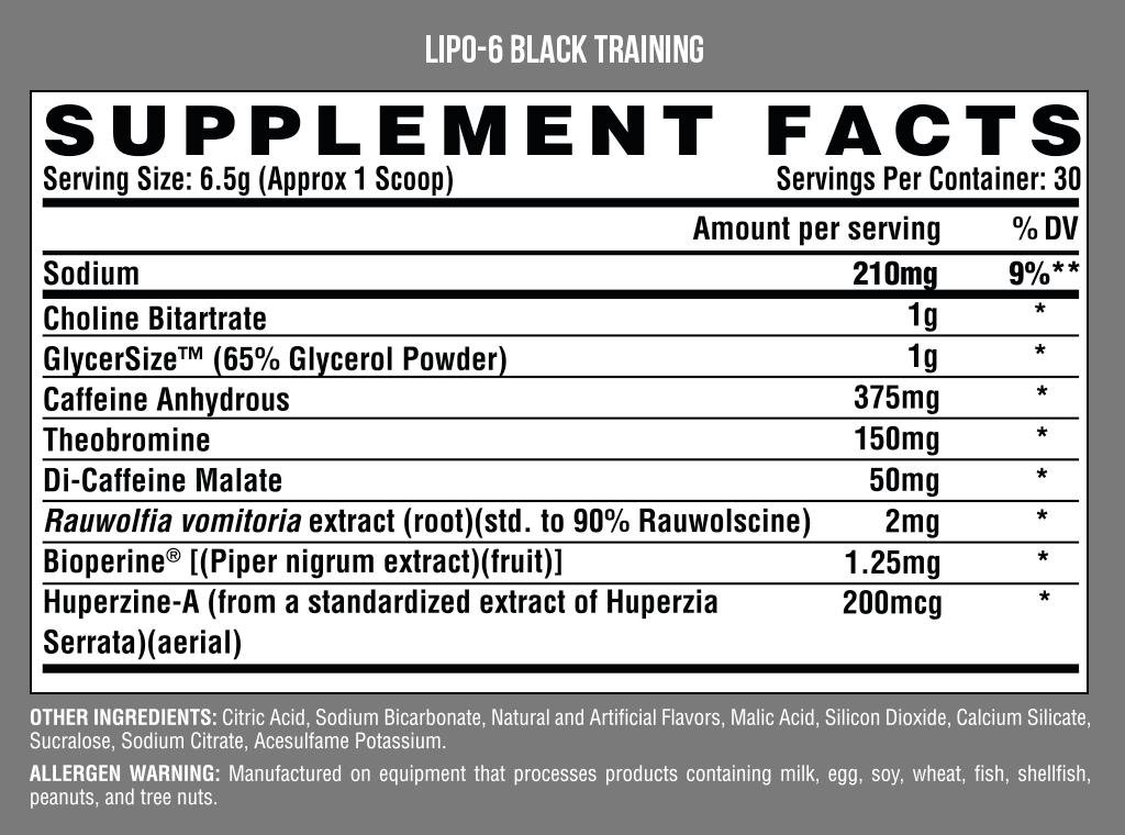 LIPO6 BLACK TRAINING - 30 SERVICIOS - TROPICAL - PUNCH - NUTREX-1