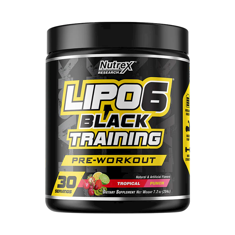 LIPO6 BLACK TRAINING - 30 SERVICIOS - TROPICAL - PUNCH - NUTREX-0