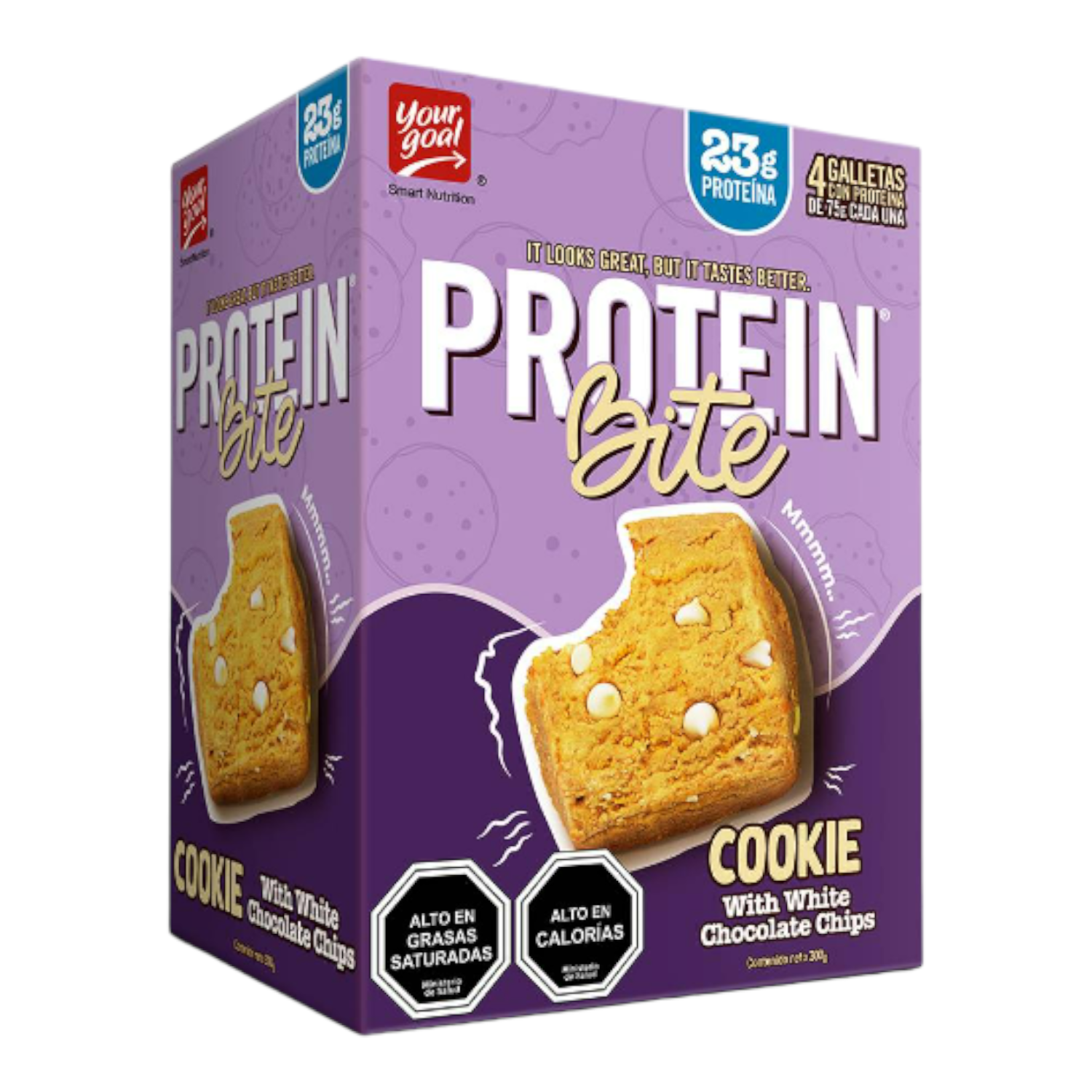 YG PROTEIN BITE COOKIE WITH WHITE CHOCOLATE CHIPS - YOUR GOAL-0