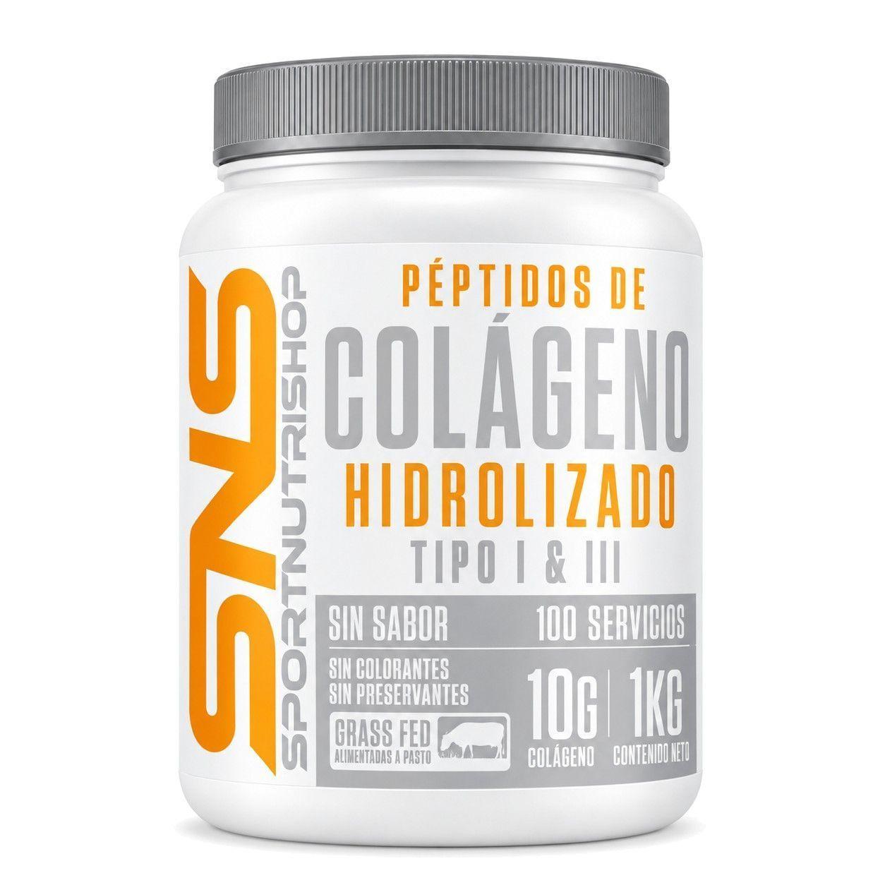 PEPTIDOS DE COLAGENO HIDROLIZADO 1&3 1KG 100 SV SIN SABOR - SPORTNUTRISHOP-0
