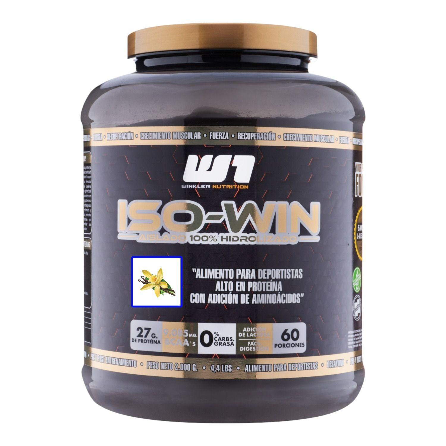Proteína hidrolizada Iso Win Vainilla 2 kg 60sv - Winkler Nutrition-0