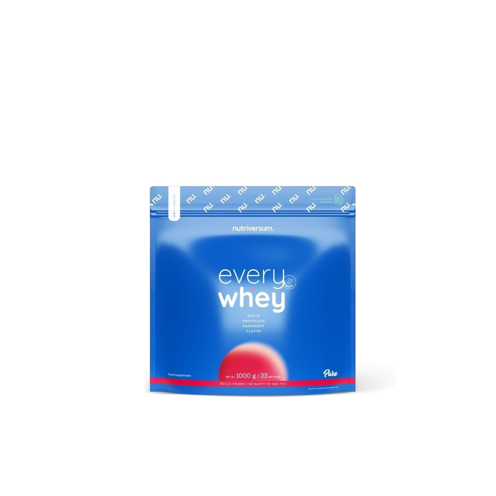 PROTEINA EVERY WHEY WHITE CHOCOLATE RASPBERRY 1000GR 33 SERVICIOS - NUTRIVERSUM-0