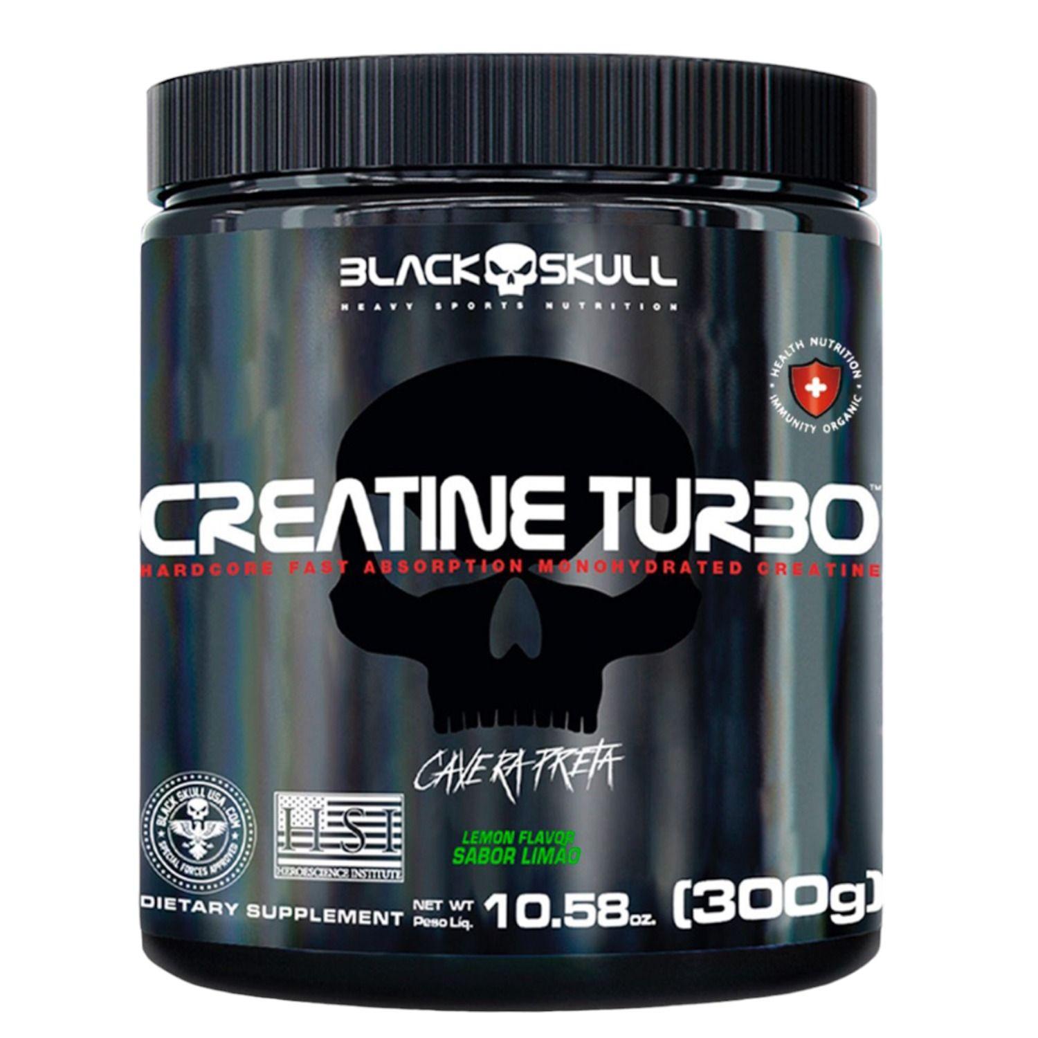 Creatina turbo sabor Limon 300gr - Black Skull-0