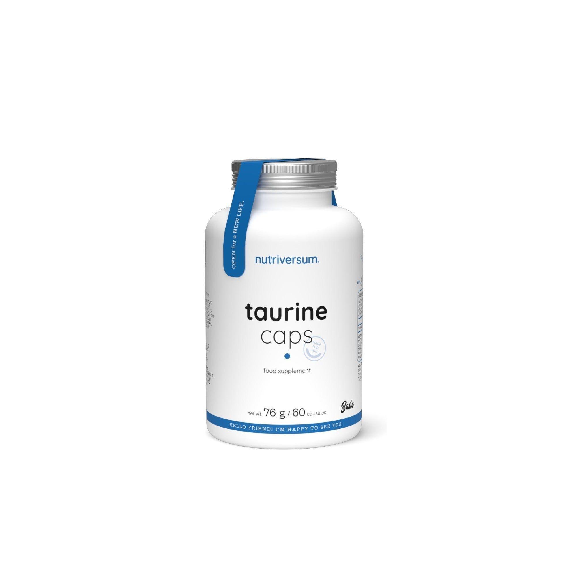 TAURINA 60 CAPSULAS - NUTRIVERSUM-0