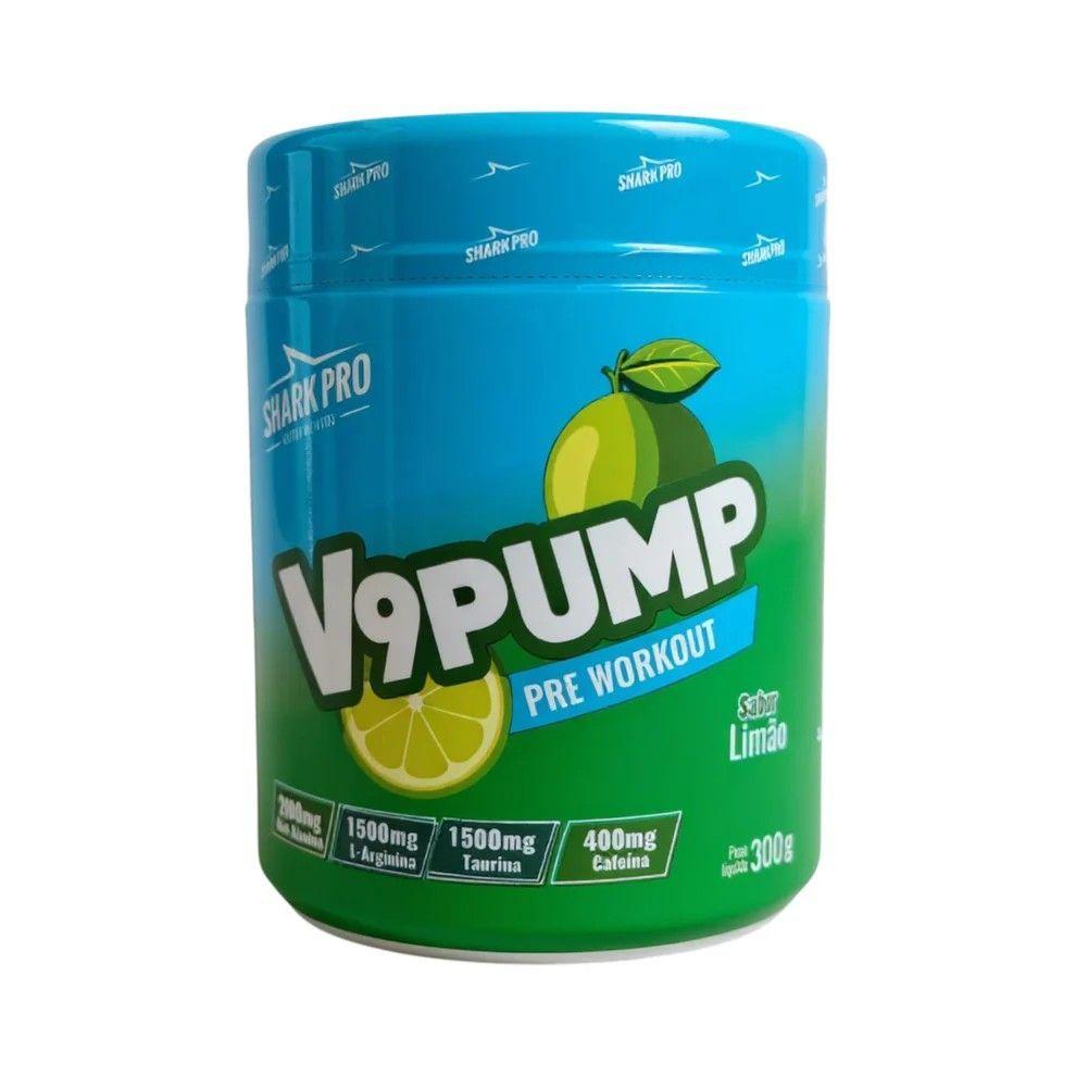 PRE ENTRENO V9 PUMP 300GR LIMON - SHARK PRO-0