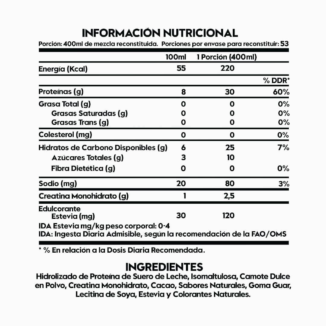 CREATINA MONOHIDRATADA 300 GR - PACK MASS GAINER AGRESIVO - CREMA DE GALLETAS-1